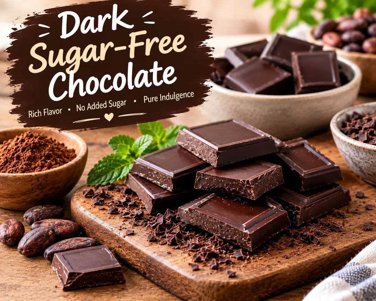 Dark Sugar-Free Chocolate Still Delivers Bold, Real Flavor