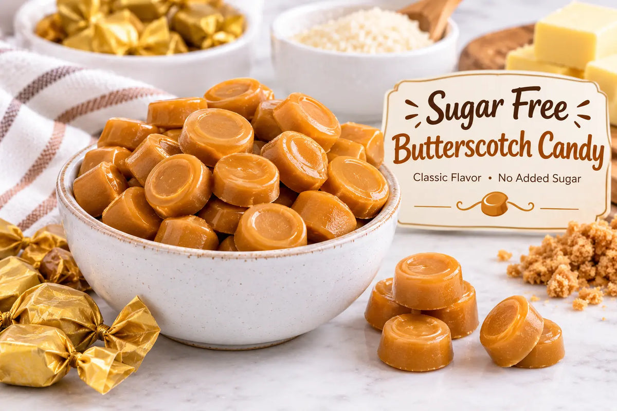 Sugar-Free Butterscotch Candy Keeps That Toasted Brown Sugar Taste