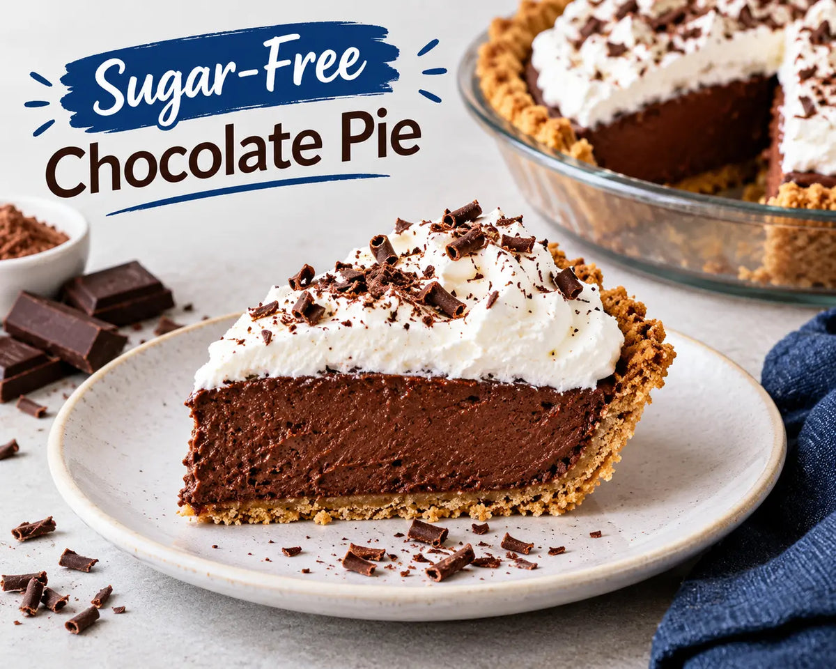 This Sugar-Free Chocolate Pie Steals the Whole Dessert Table
