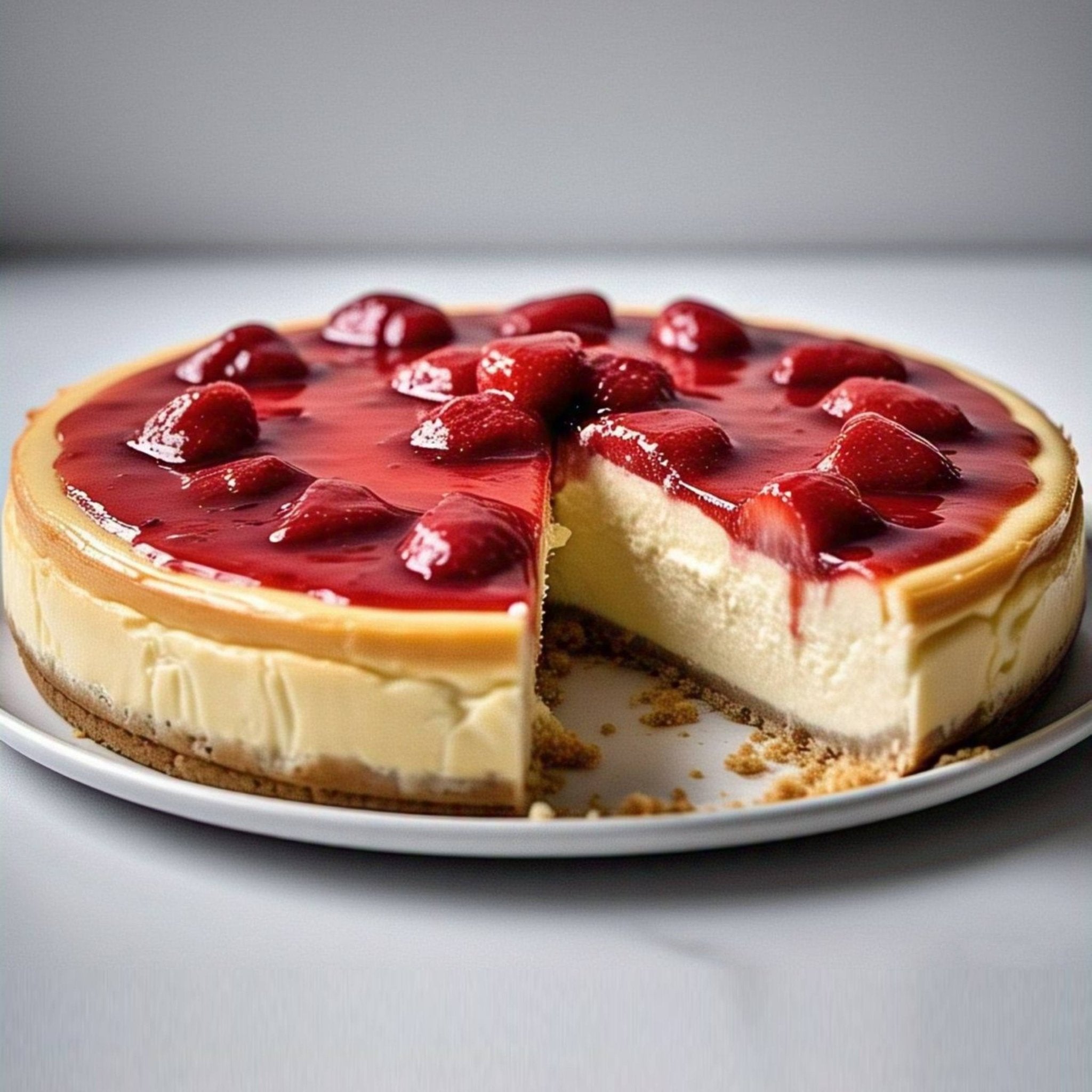 Indulgent Sugar-Free Strawberry Cake