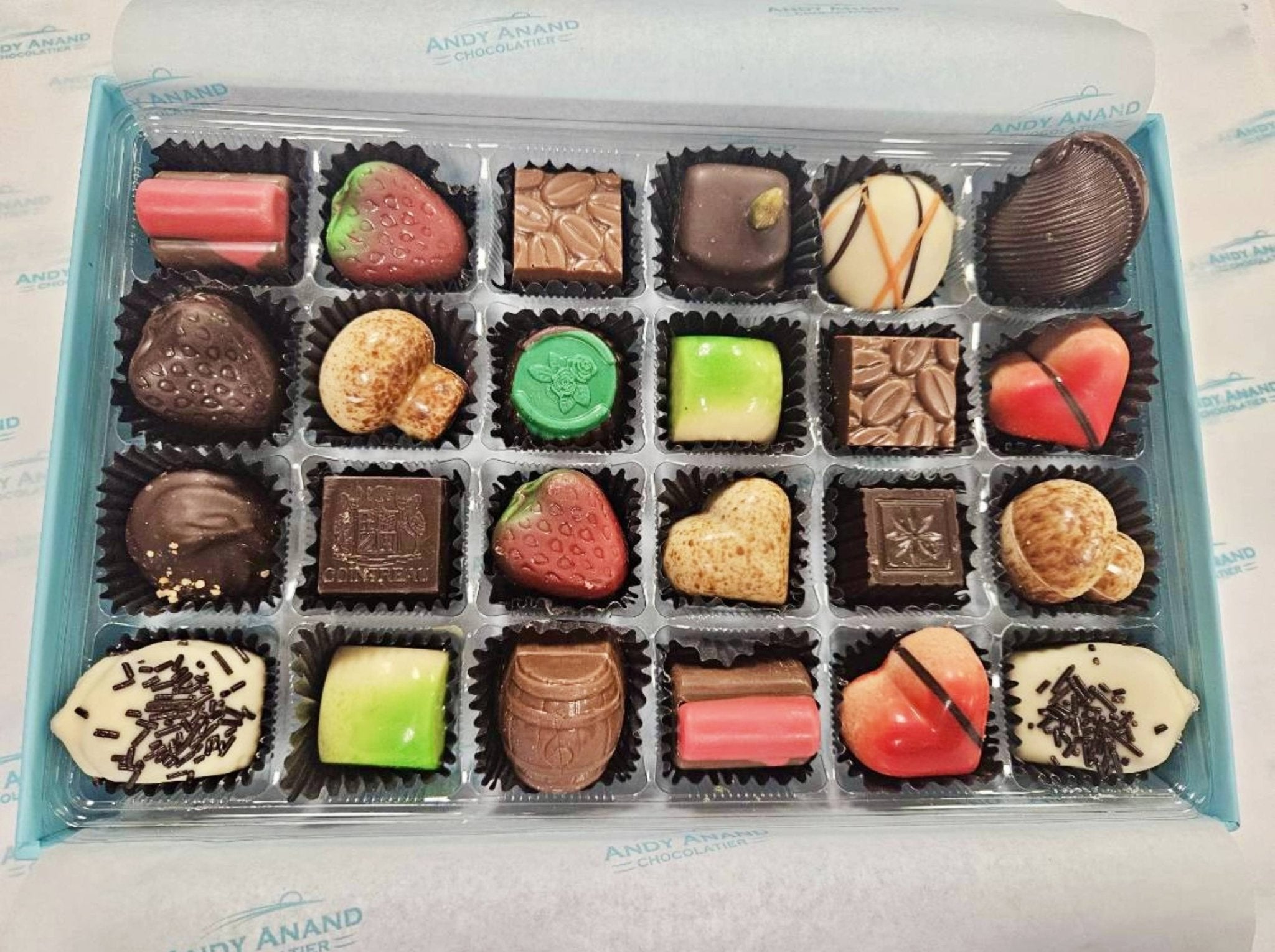 Indulge in Luxury with 24-Piece Bon Bon Chocolate Truffles Praline Collection - Andyanand