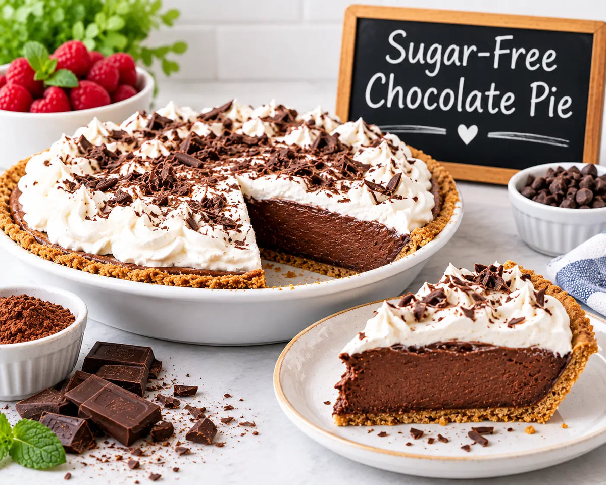 Sugar-Free Chocolate Pie Still Feels Like a Holiday Showstopper