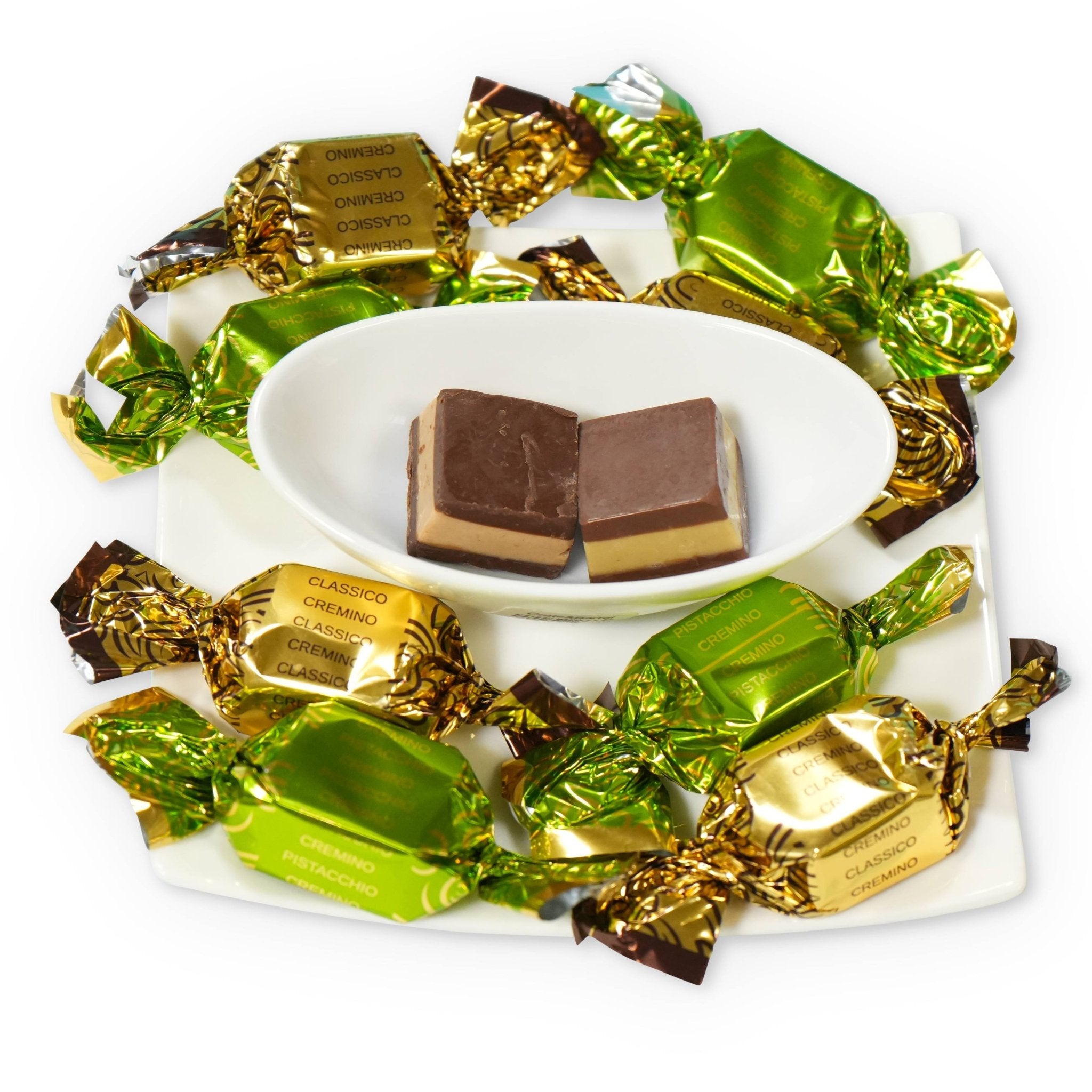 Premium Belgian milk chocolate collection handcrafted in California