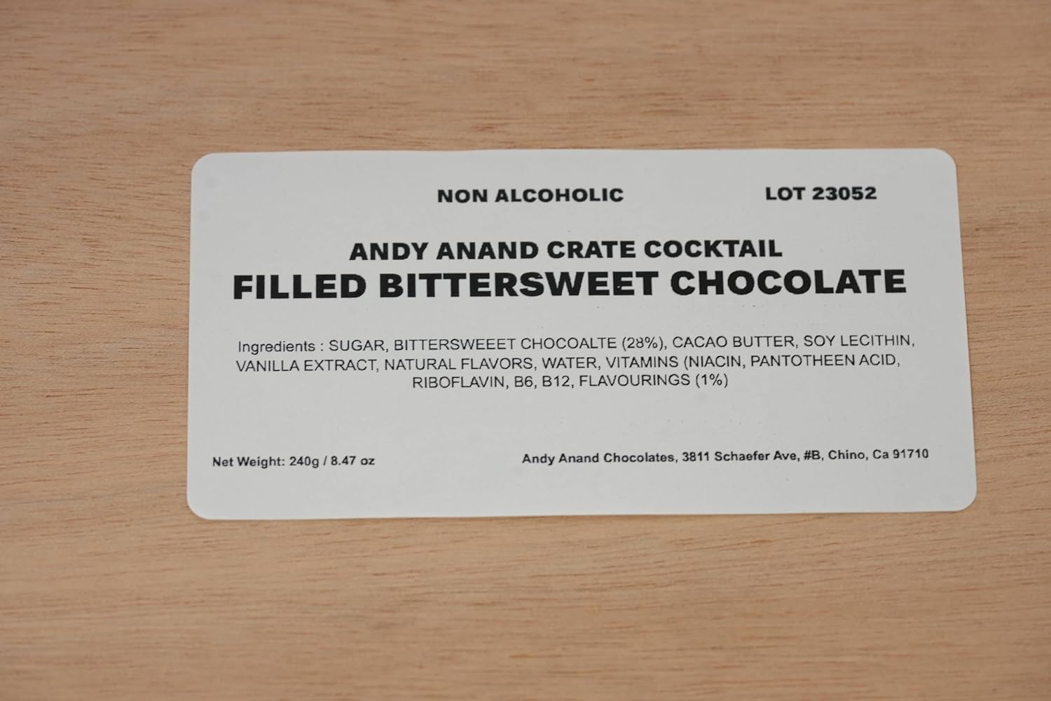 Andyanand Food & Beverages > Desserts & Sweets > Chocolate Andy Anand European Cocktail-Flavored Dark Chocolate Bottles, 18 pc, 11.5 oz – Mojito, Limoncello & Gin Tonic, Vegan Birthday Gift Box Cocktail Chocolate Bottles 18 pc | Vegan, Nationwide
