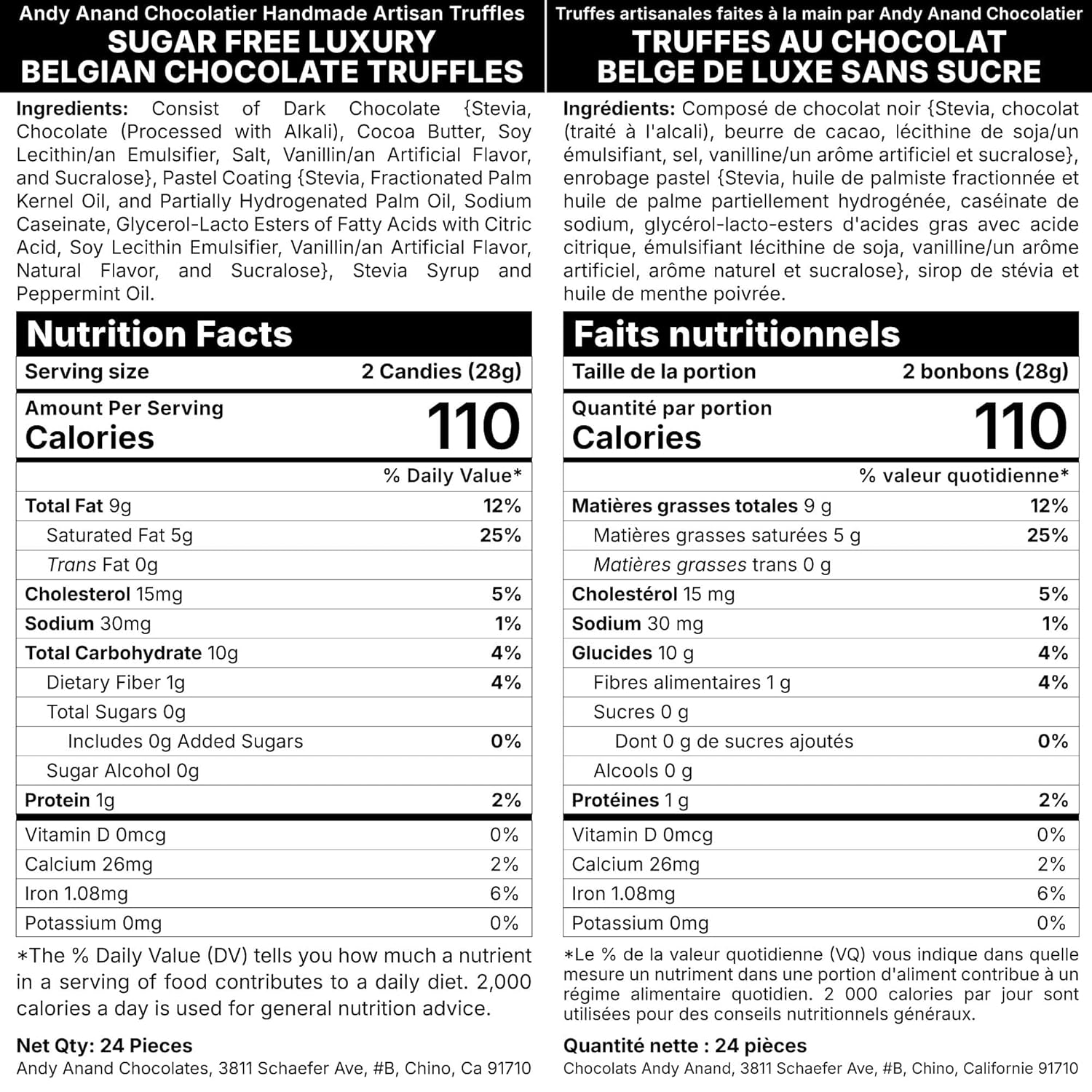 Sugar Free Belgian Chocolate truffle for diabetics