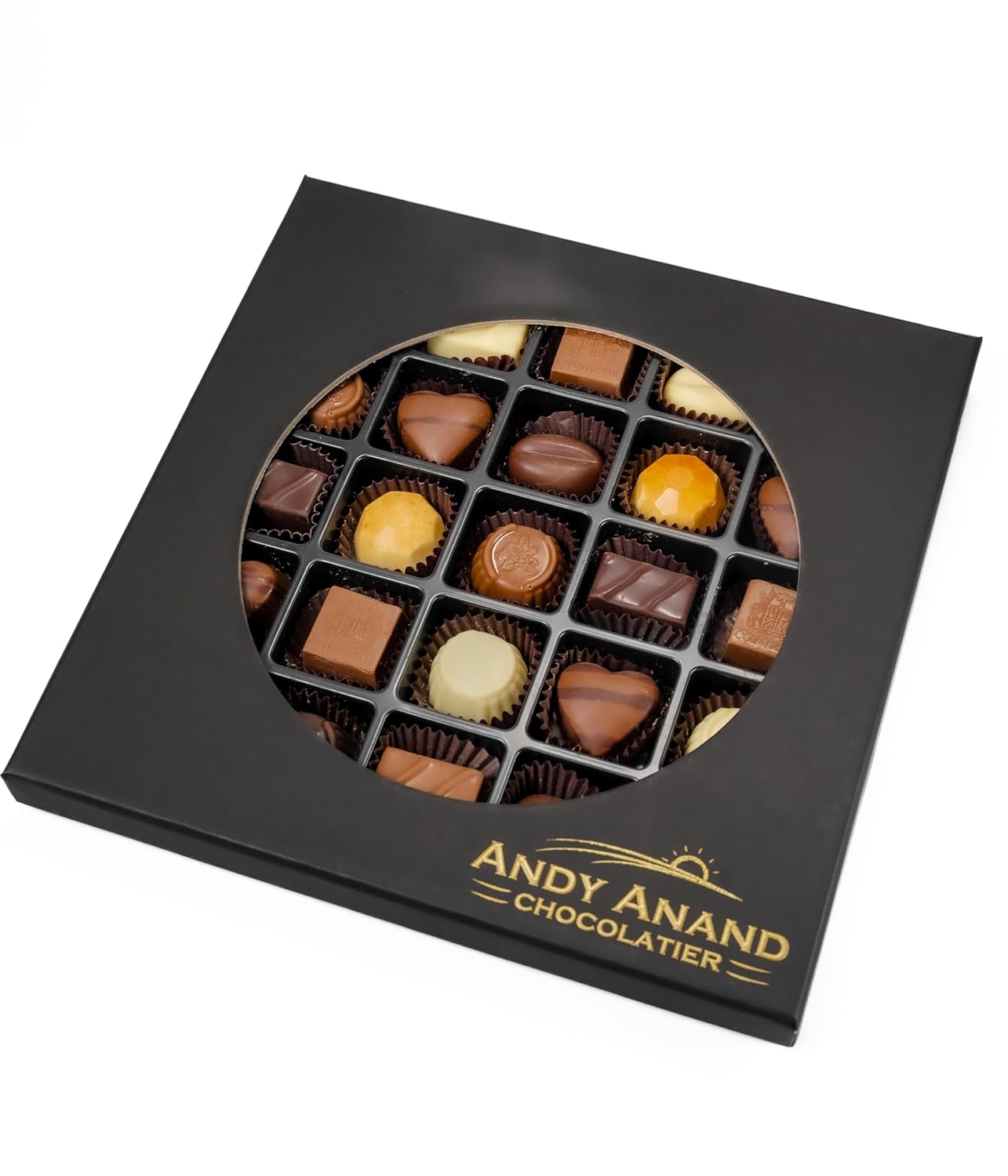 Andy Anand Chocolates Food & Beverages > Desserts & Sweets > Chocolate > Sugar Free Andy Anand Sugar-Free & Gluten-Free Belgian Chocolate Truffles, 15 pc – Assorted Flavors, Diabetic-Friendly, Birthday & Valentine's Gift Sugar-Free Belgian Truffles 25 pc | Stevia, Nationwide