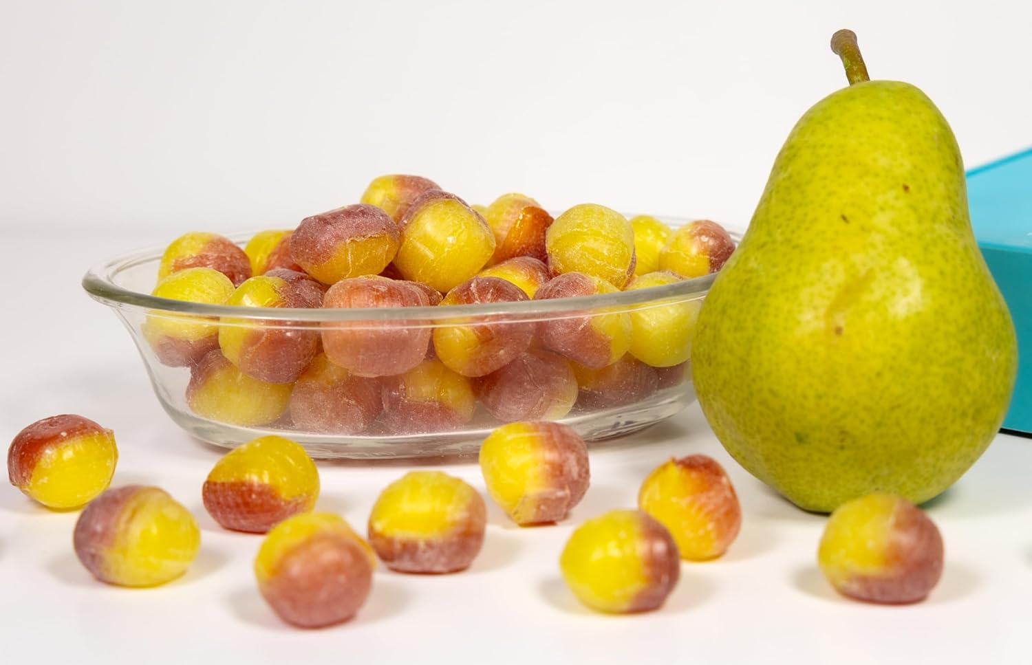 Andyanand Food & Beverages > Confectionery > Hard Candy > Sugar-Free Andy Anand Sugar-Free Pear Drop Hard Candy, 25 pc – European Imported, Copper-Kettle Boiled, Keto & Diabetic-Friendly Gourmet Snack Gift Sugar-Free Pear Drop Hard Candy 25 pc | Nationwide