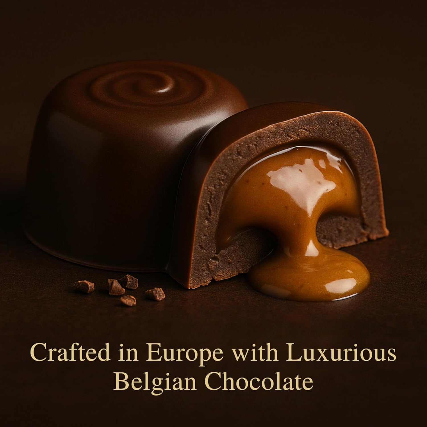 Andyanand Food & Beverages > Desserts & Sweets > Chocolate > Sugar Free Andy Anand Sugar-Free Belgian Chocolate Truffles, 24 pc, 60% Cacao – Espresso, Hazelnut, Strawberry, Coconut, Cherry & Orange, Keto Gift Sugar-Free Belgian Truffles 24 pc | 6 Flavors, Nationwide