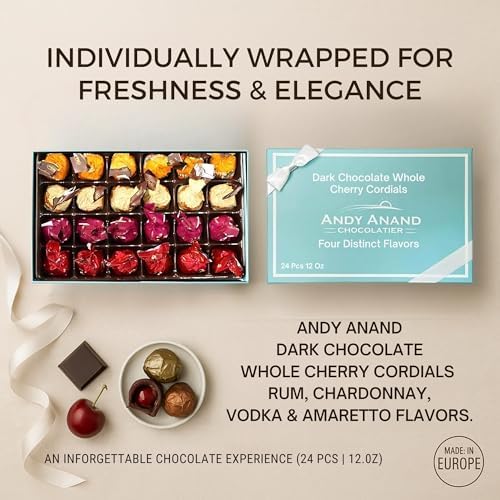 Dark Chocolate Cherry Cordials chocolate cherry confections