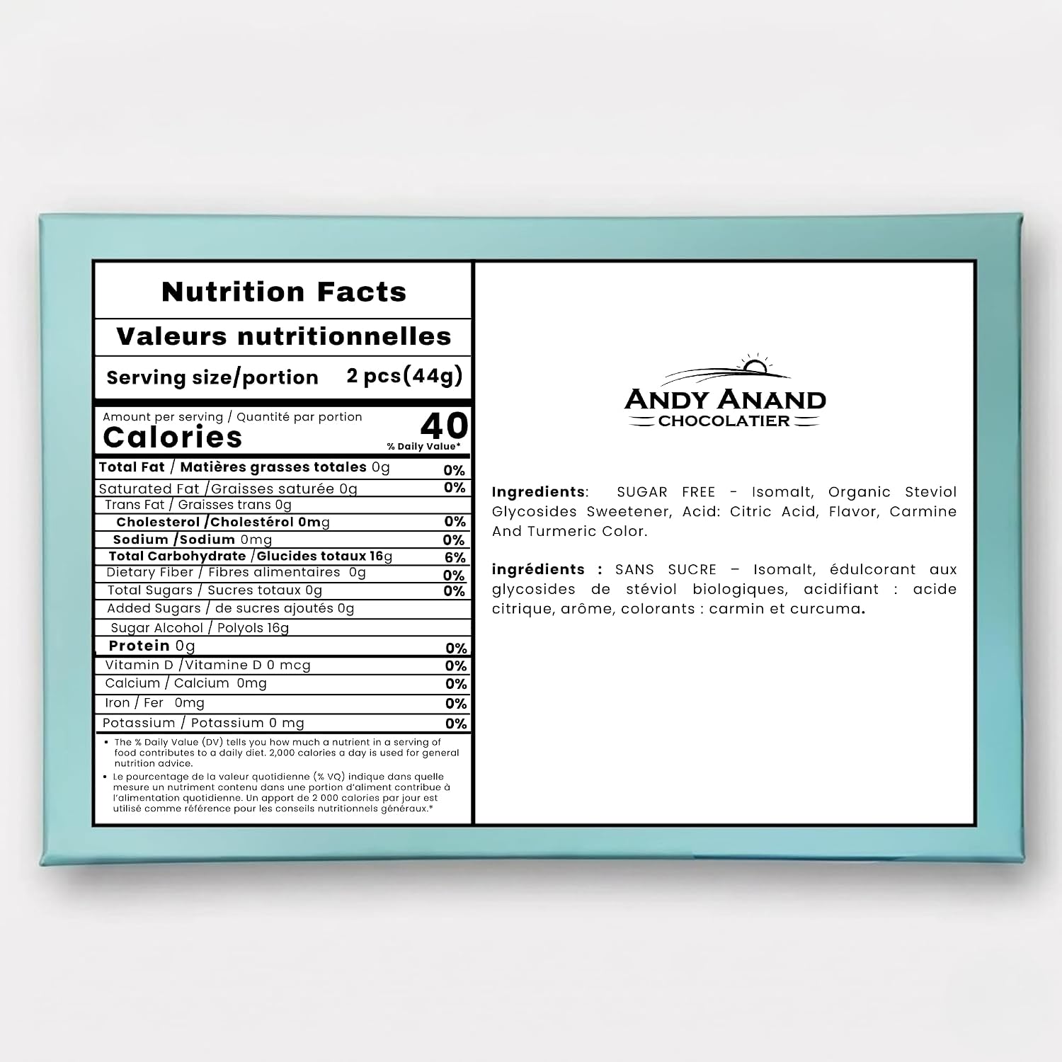 Andy Anand 140 bonbons durs sans sucre au gingembre, au café, au sésame grillé, au menthol fort, à la propolis, bonbons importés sans sucre - Délicieux et sains 7 oz - Paquet de 2 (livré gratuitement)