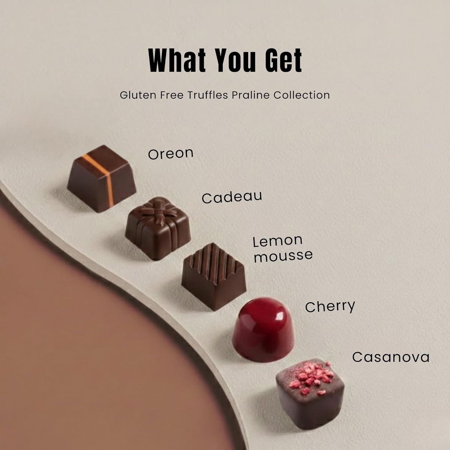 Andy Anand Chocolates Food & Beverages > Desserts & Sweets > Chocolate Andy Anand Vegan Dark Chocolate Truffles Praline Collection, 25 pc – Gluten-Free Gift Box, 60% Cocoa Butter, Birthday & Valentine's Day Gift Vegan Gluten-Free Dark Chocolate Truffles 25 pc