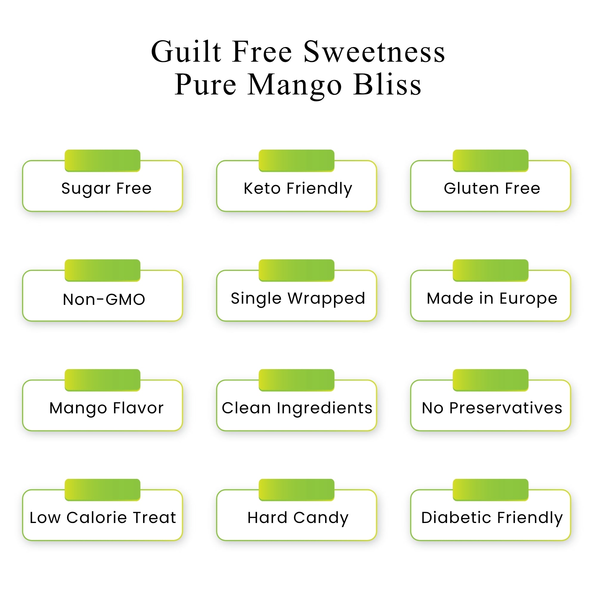 Andy Anand Sugar-Free Mango Hard Candy, 7 oz – European Imported, Stevia Sweetened, Keto & Diabetic-Friendly Gourmet Snack Gift Box