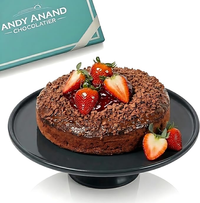 Tarta de chocolate y fresas sin gluten 9" - 2.5 lbs