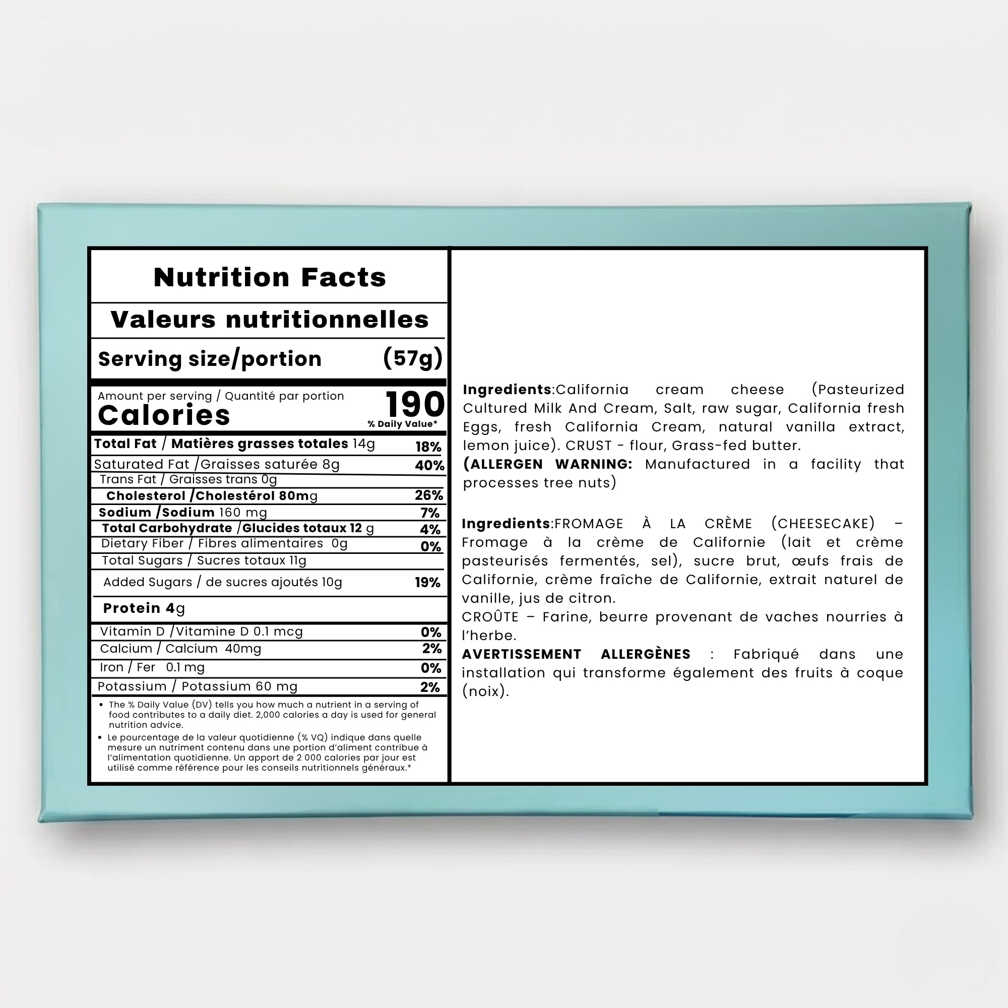Andy Anand Deliciosa Tarta de Queso Tradicional de Nueva York 9" - 2 lbs