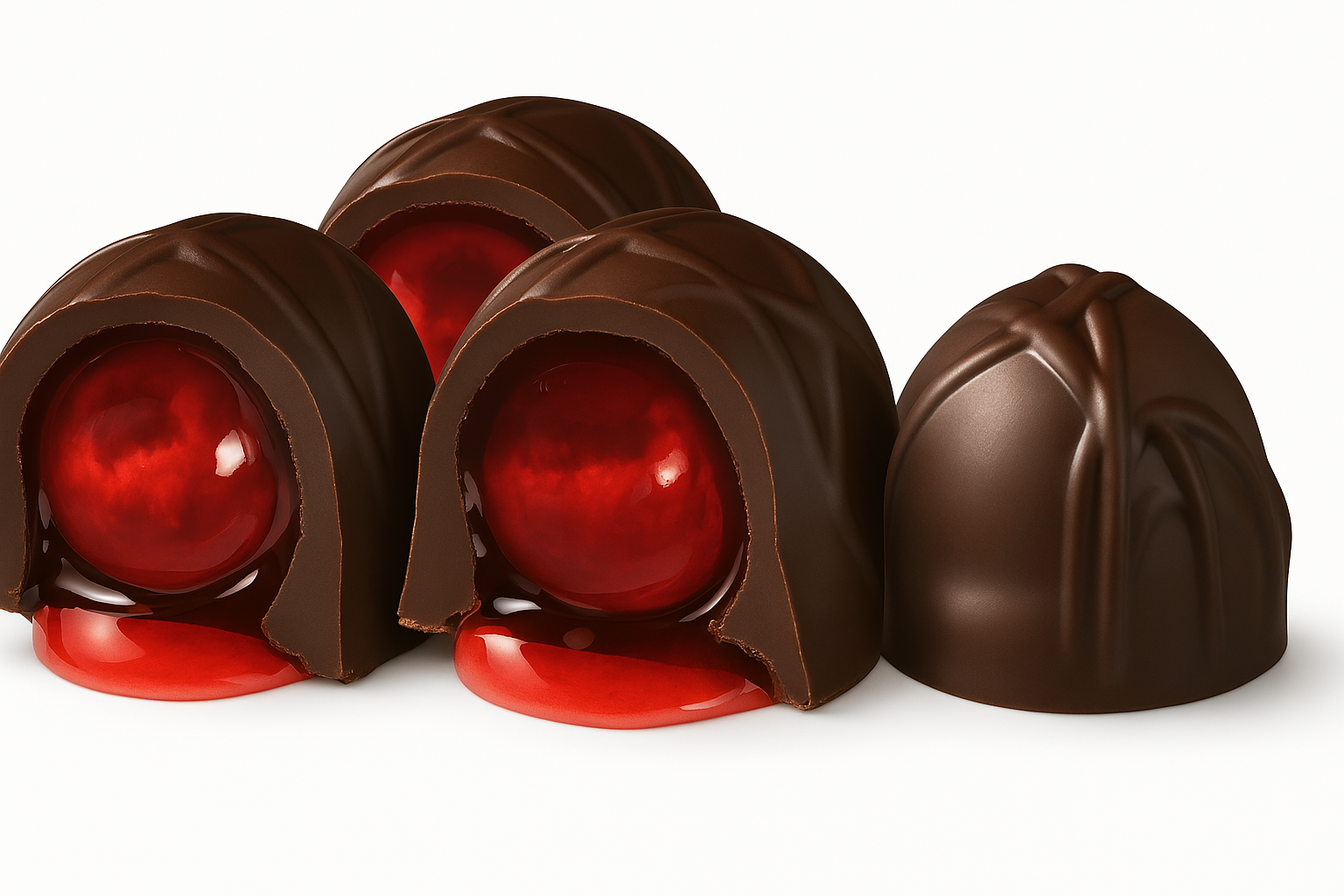 Dark Chocolate Cherry Cordials dark chocolate gifts low carb chocolate