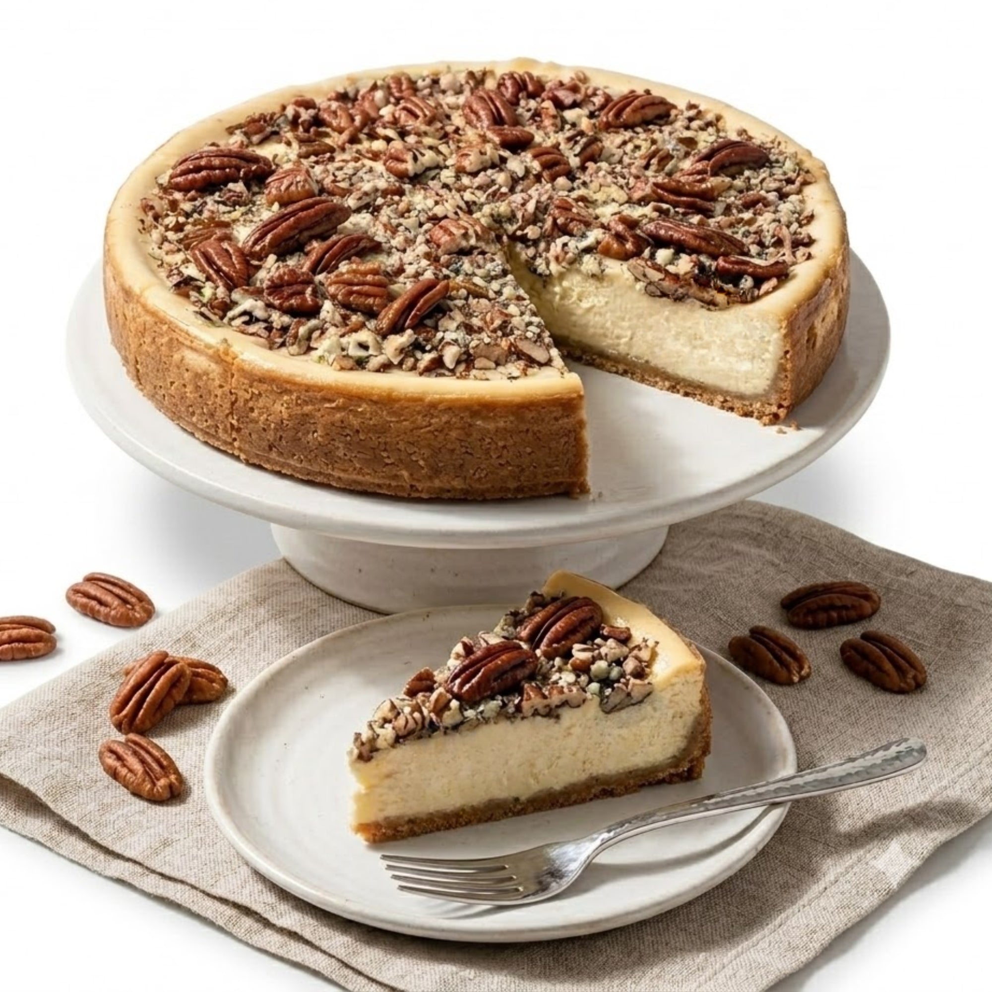 Gâteau aux pacanes et au caramel d'Andy Anand 9" - Un rêve plein de délices (2 lb)