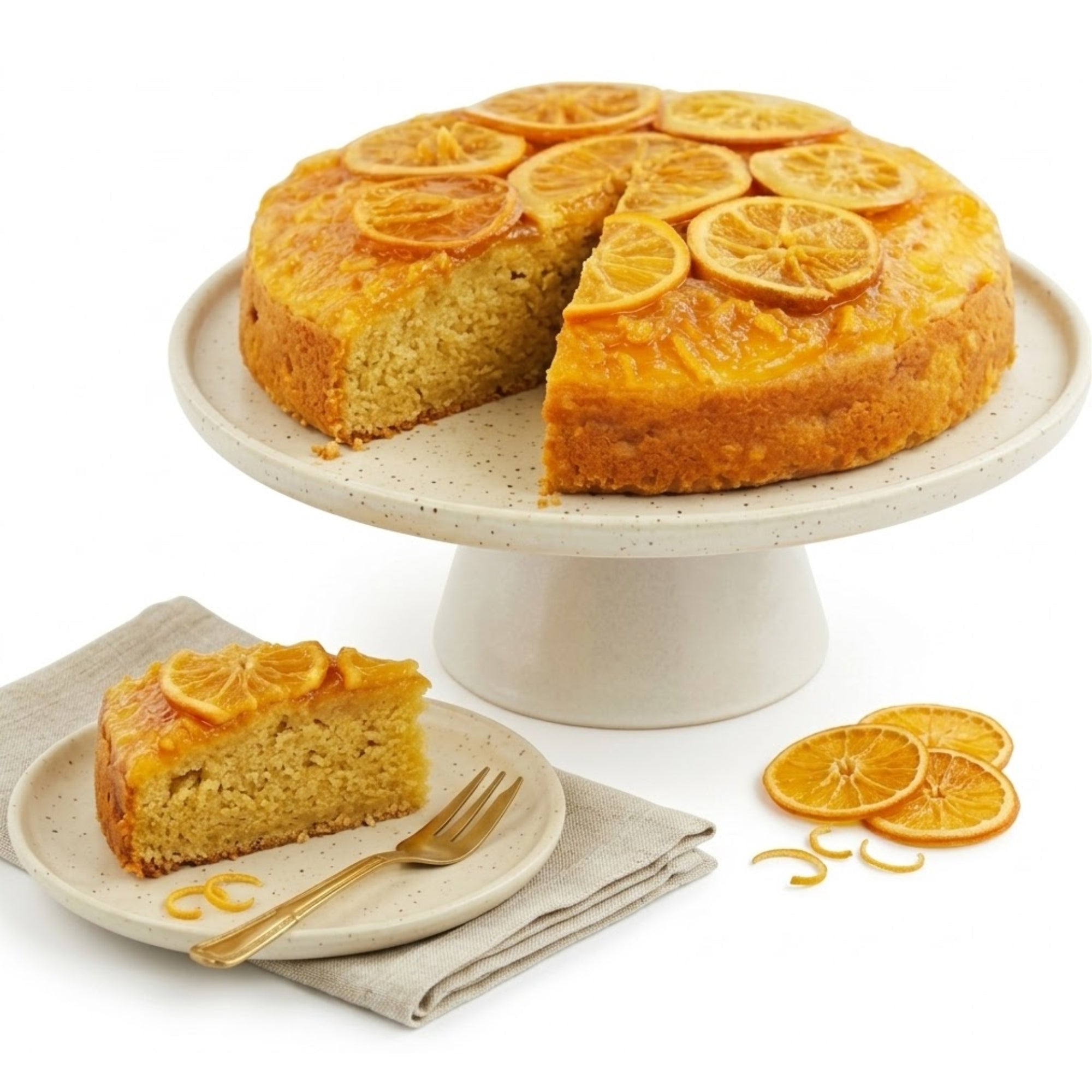 Gâteau à l'orange Andy Anand 9" - Fabriqué à la perfection, gâteaux traditionnels faits maison pour anniversaire, anniversaire - Divine Cake Delights (2 lb)