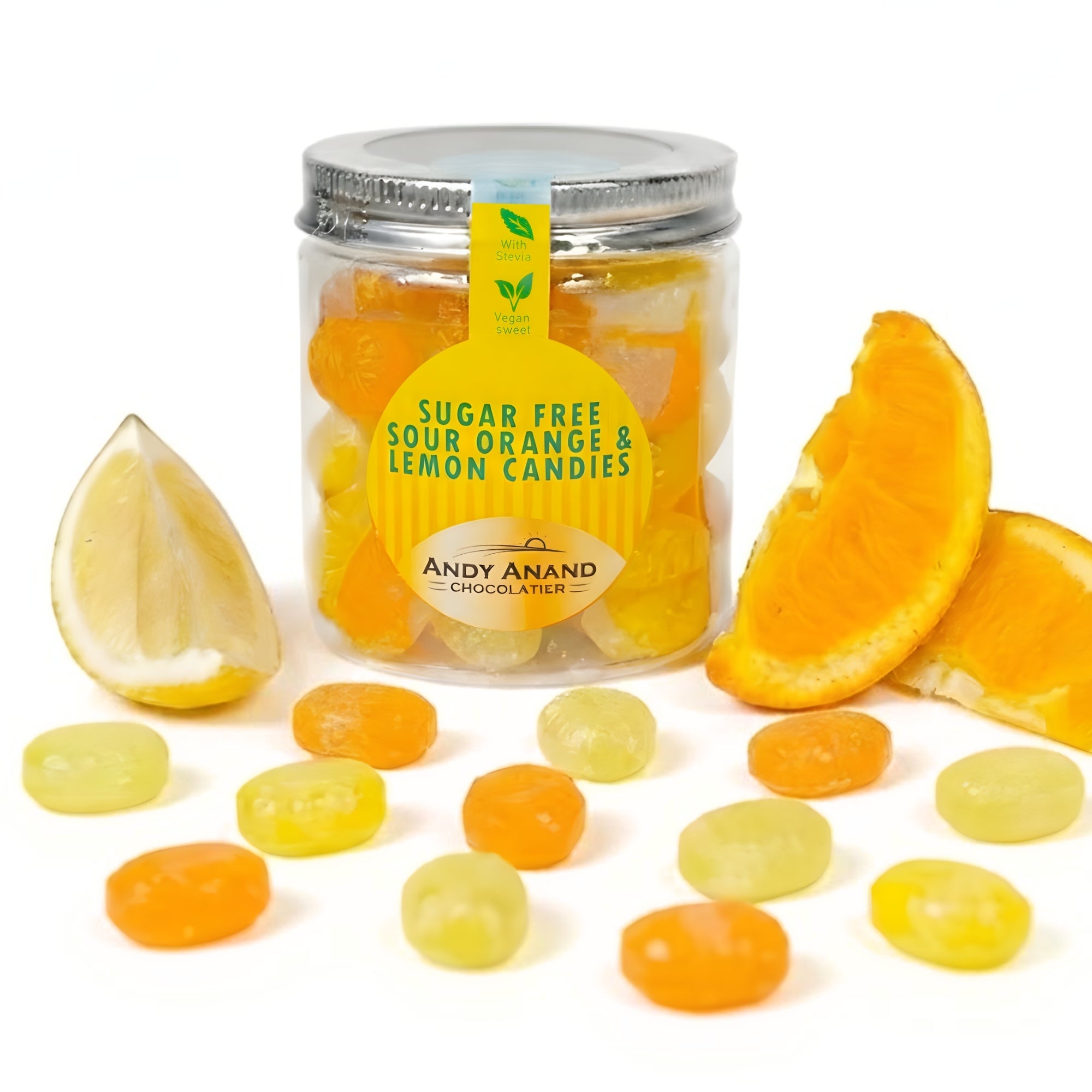 Sugar-Free Orange Lemon Candy 7 oz | Nationwide