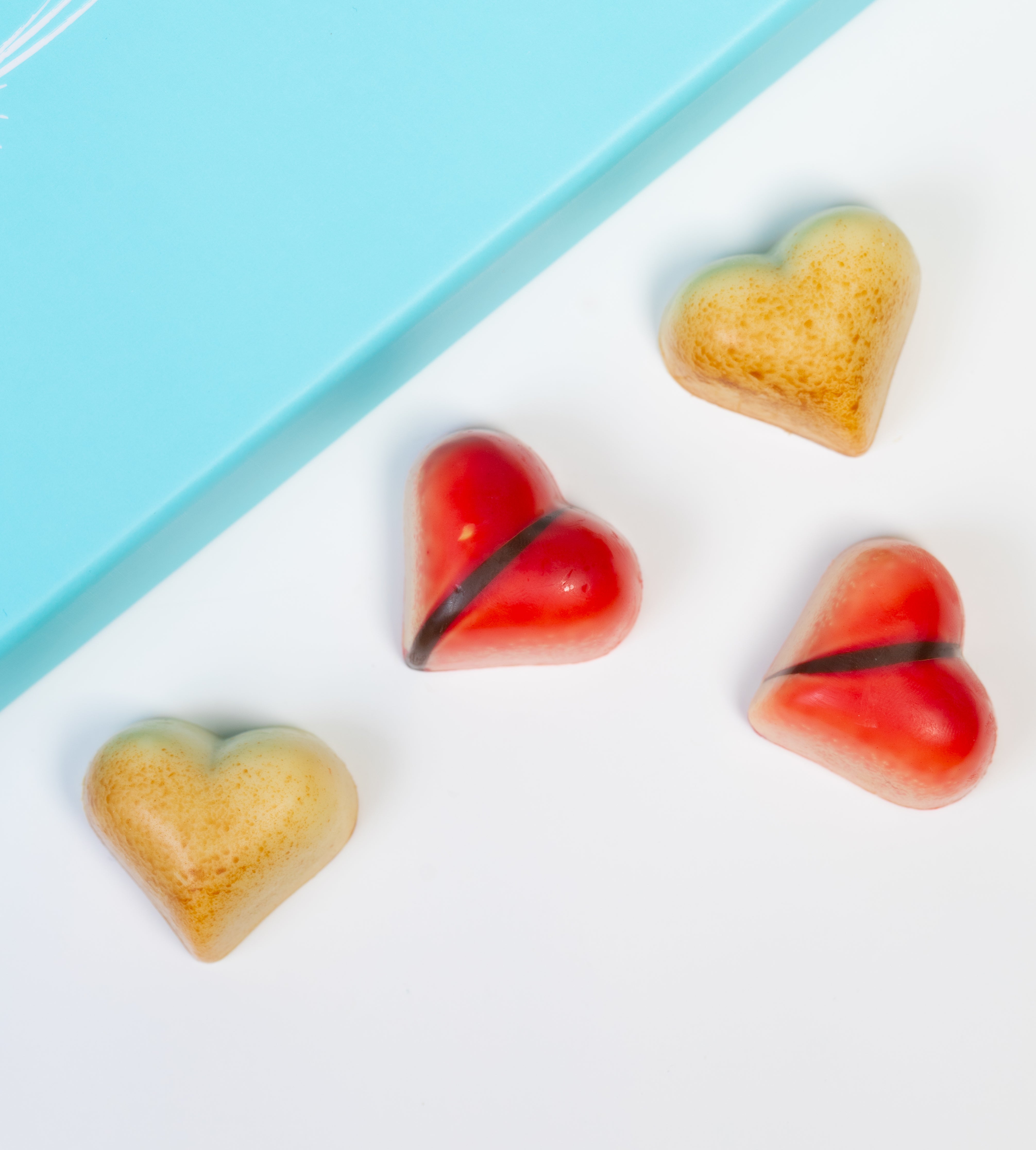 Andyanand Food & Beverages > Desserts & Sweets > Chocolate Andy Anand White Chocolate Heart Gift Box, 24 pc, 60% Cocoa – Gluten-Free, Silky Smooth, Valentine's Day, Anniversary & Special Gift White Chocolate Heart Gift Box 24 pc | Ships Nationwide