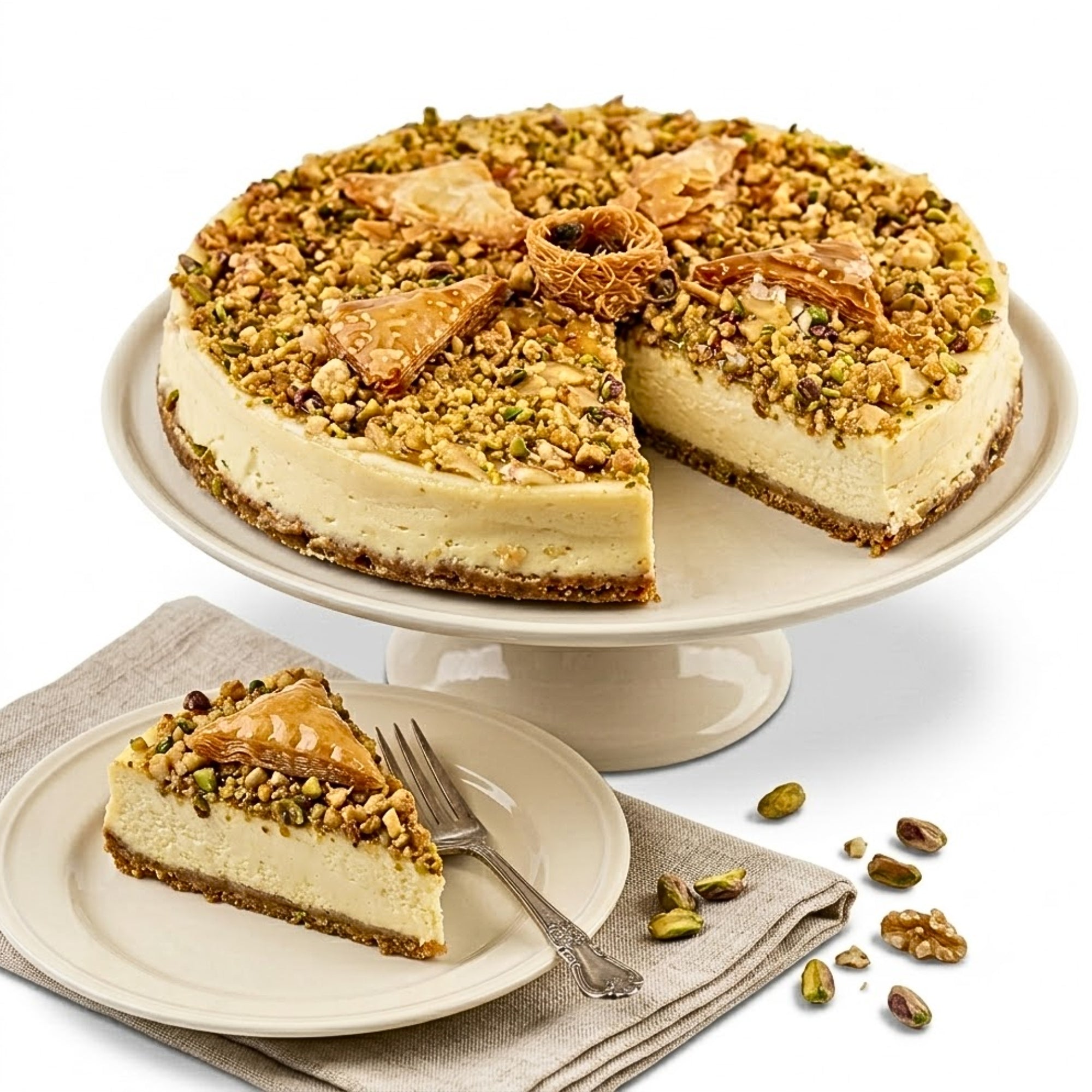 Le délicieux cheesecake au baklava d'Andy Anand : le cheesecake classique : une délicieuse option de dessert pour toutes les occasions (9 pouces, 2,8 livres)