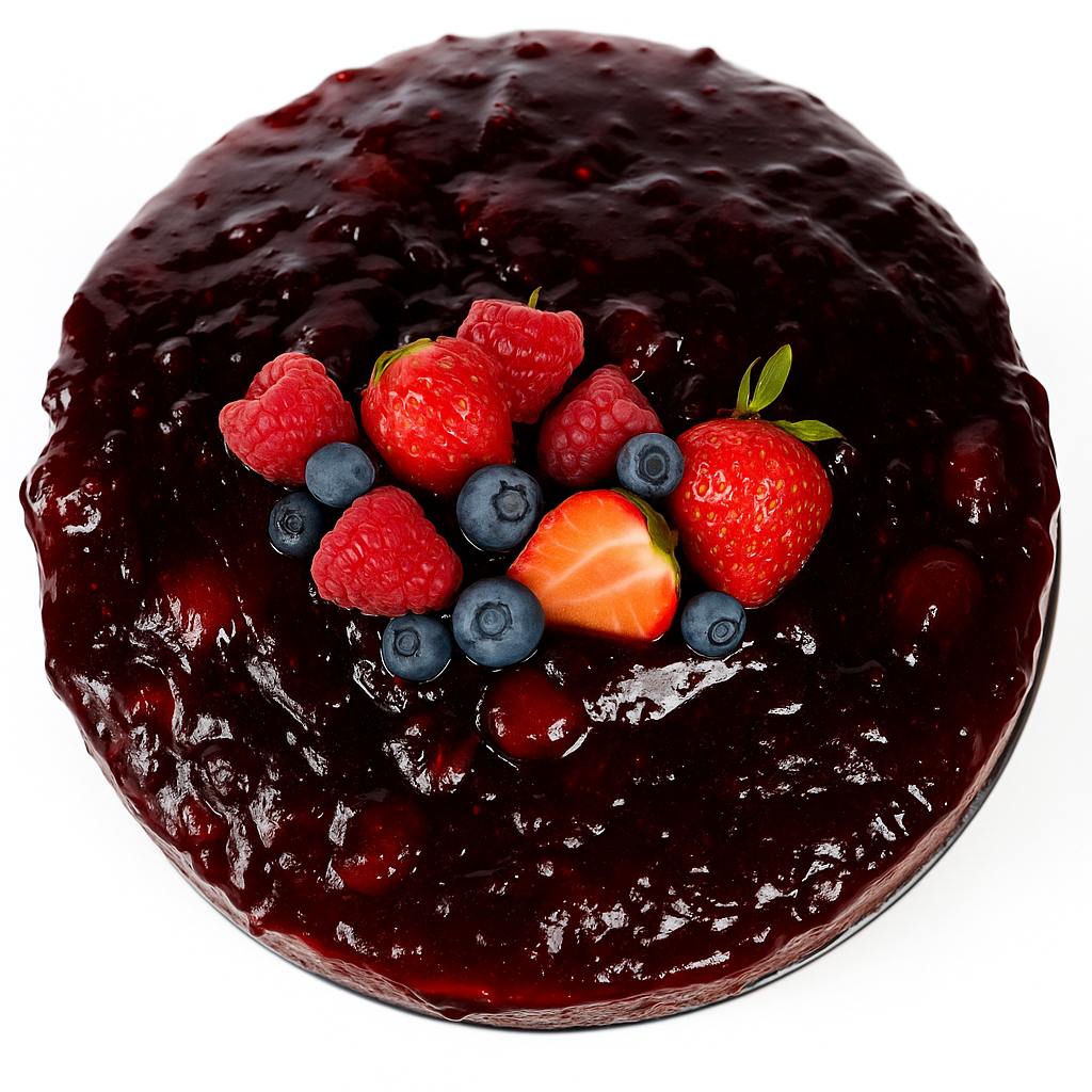 Andy Anand Sugar Free wildberry cake 2.5 lbs, classic taste without sugar, used for celebrations.