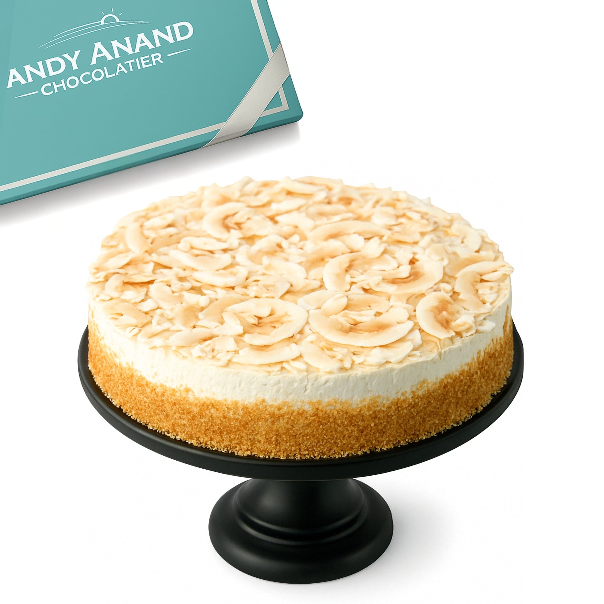 Andyanand Food & Beverages > Desserts & Sweets > Cakes > Gluten-Free Cakes Andy Anand Lemon Coconut Cake, 9-Inch, 2.9 lb – Gluten-Free & Dairy-Free, Fresh Meyer Lemon & Toasted Coconut, Birthday & Holiday Gift Gluten-Free Dairy-Free Lemon Coconut Cake | Ships Nationwide