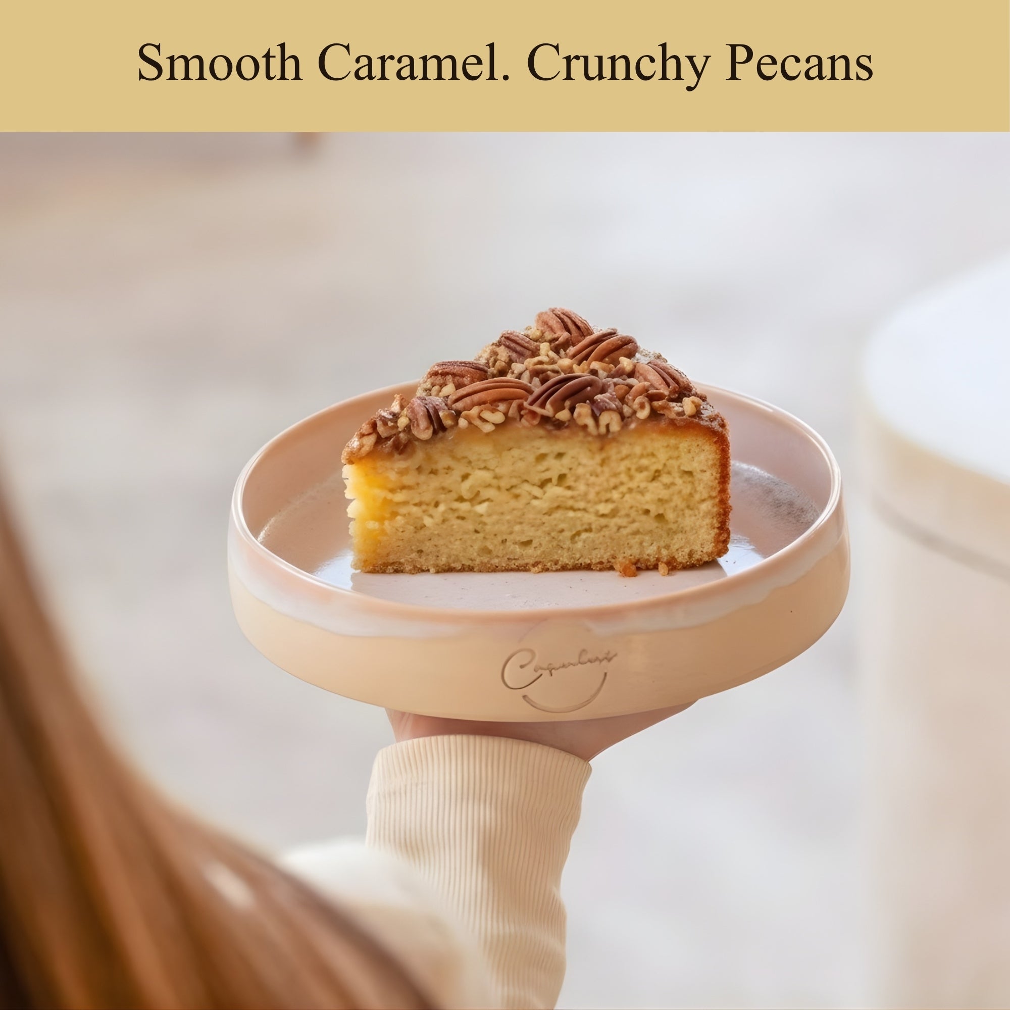 Andy Anand Chocolates Food & Beverages > Desserts & Sweets > Cakes > Sugar-Free Cakes Andy Anand Sugar-Free Gluten-Free Caramel Pecan Cake, 9-Inch, 2.8 lb – Keto & Diabetic-Friendly, Natural Sweetener, Birthday Gift Box Sugar-Free Gluten-Free Caramel Pecan Cake | Keto