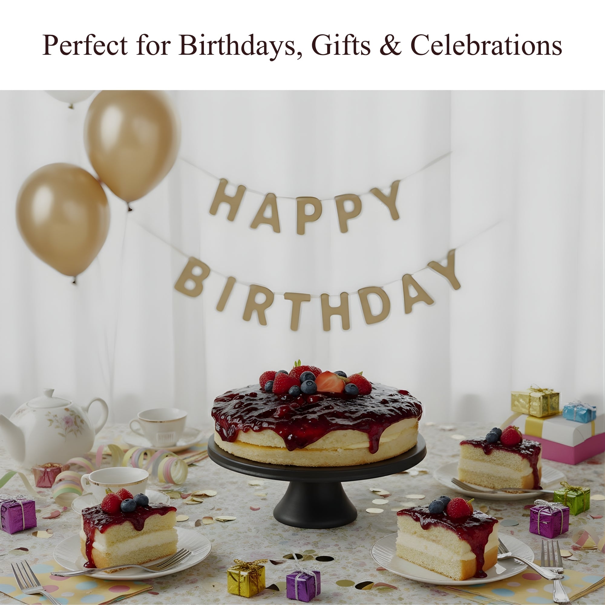 Andy Anand Chocolates Food & Beverages > Desserts & Sweets > Cakes > Sugar-Free Cakes Andy Anand Sugar-Free Gluten-Free Wildberry Cake, 2.5 lb – Keto & Diabetic-Friendly, Mixed Berries, No Preservatives, Birthday Gift Box Sugar-Free Gluten-Free Wildberry Cake | Keto-Friendly