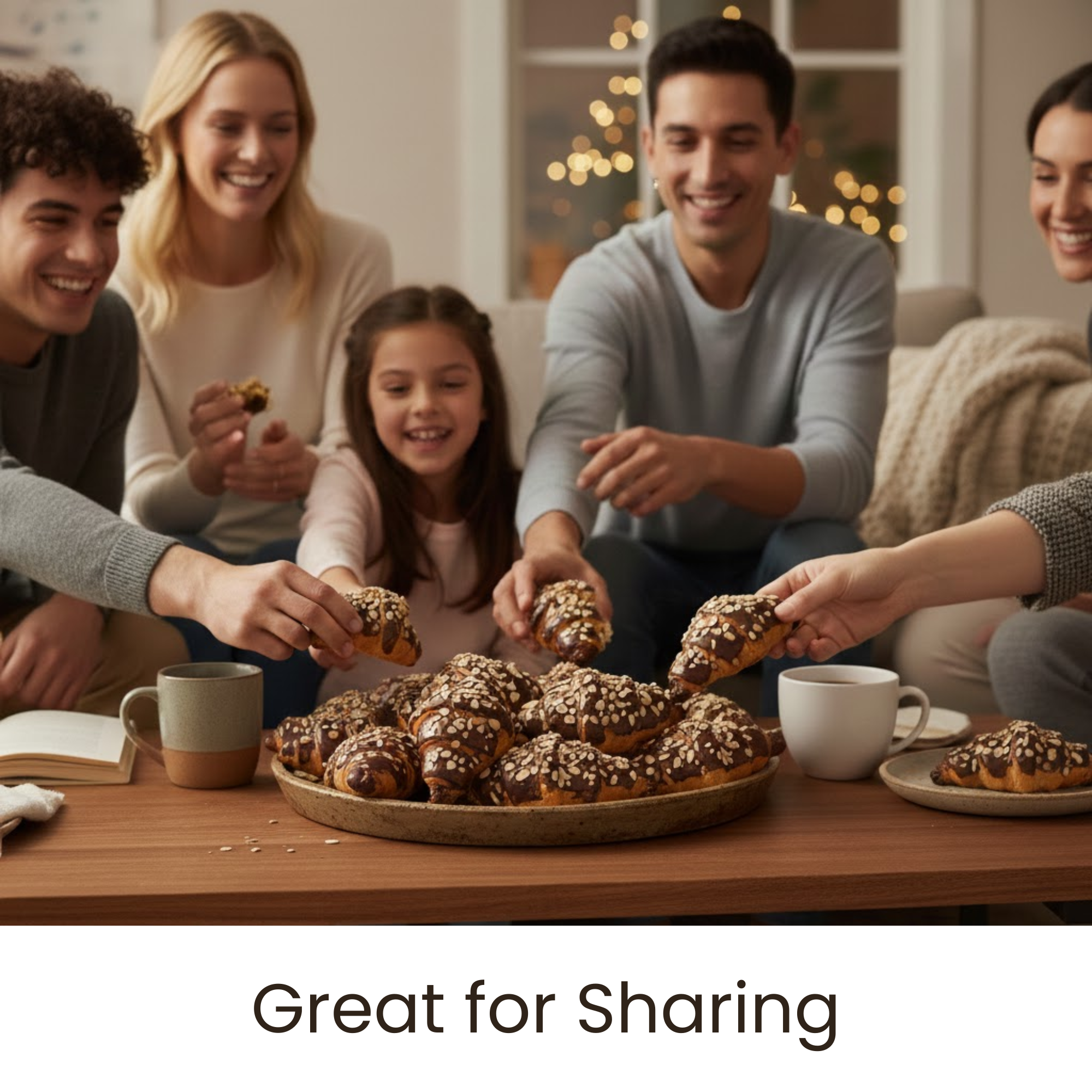 Andy Anand Chocolates Food & Beverages > Desserts & Sweets > Cakes > Sugar-Free Cakes Andy Anand Dark Chocolate Almond Croissant Cake, 10 pc, 2 lb – Hand-Baked, Buttery Flaky Pastry, Toasted Almonds, Gourmet Birthday Gift Box Dark Chocolate Almond Croissants (10 pc) | SoCal Bakery