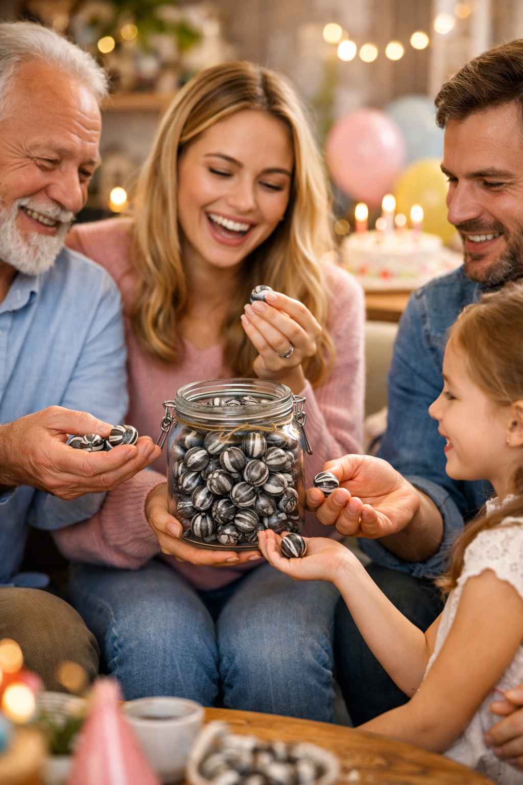 Traditional bulls eyes candy sugar free