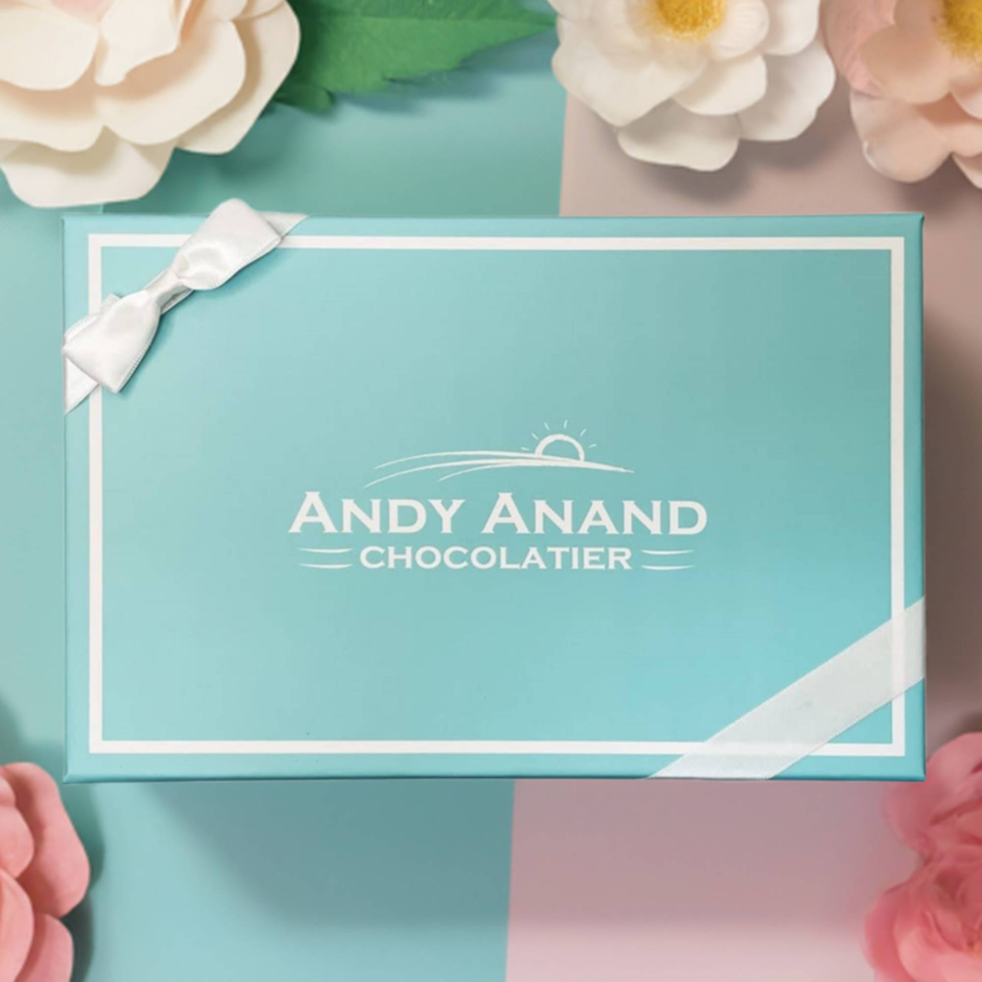 Andy Anand Fresh White Chocolate Profiterole with Pistachios, French Cream Puff, 12 pcs, Made in France, Slowly savor for an amazing experience with a luxuriously creamy feel