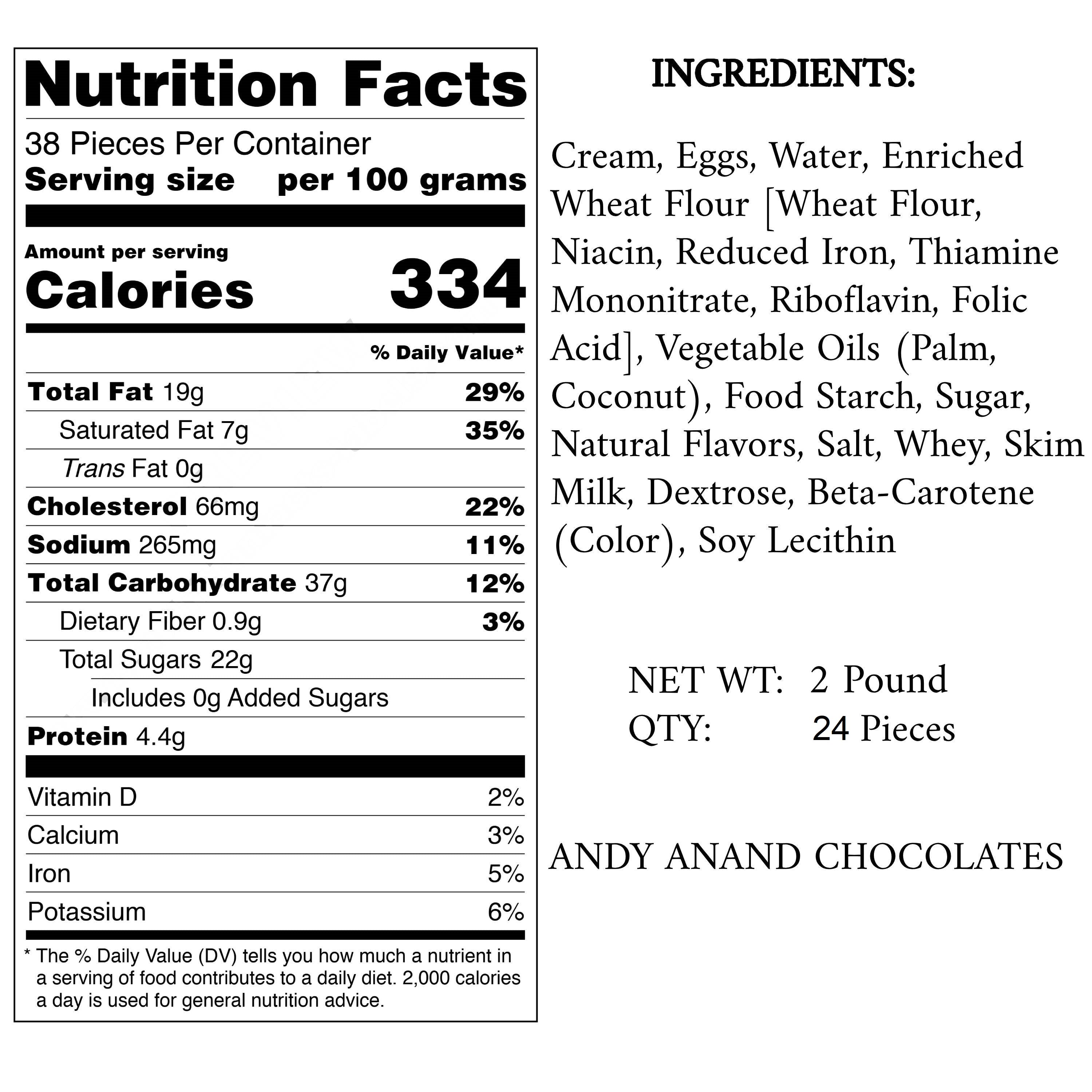 Fresh Dark Chocolate Profiterole almonds