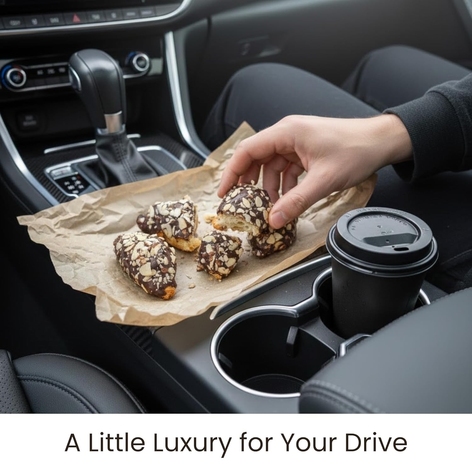 Freshly baked Dark Chocolate Almond Croissants