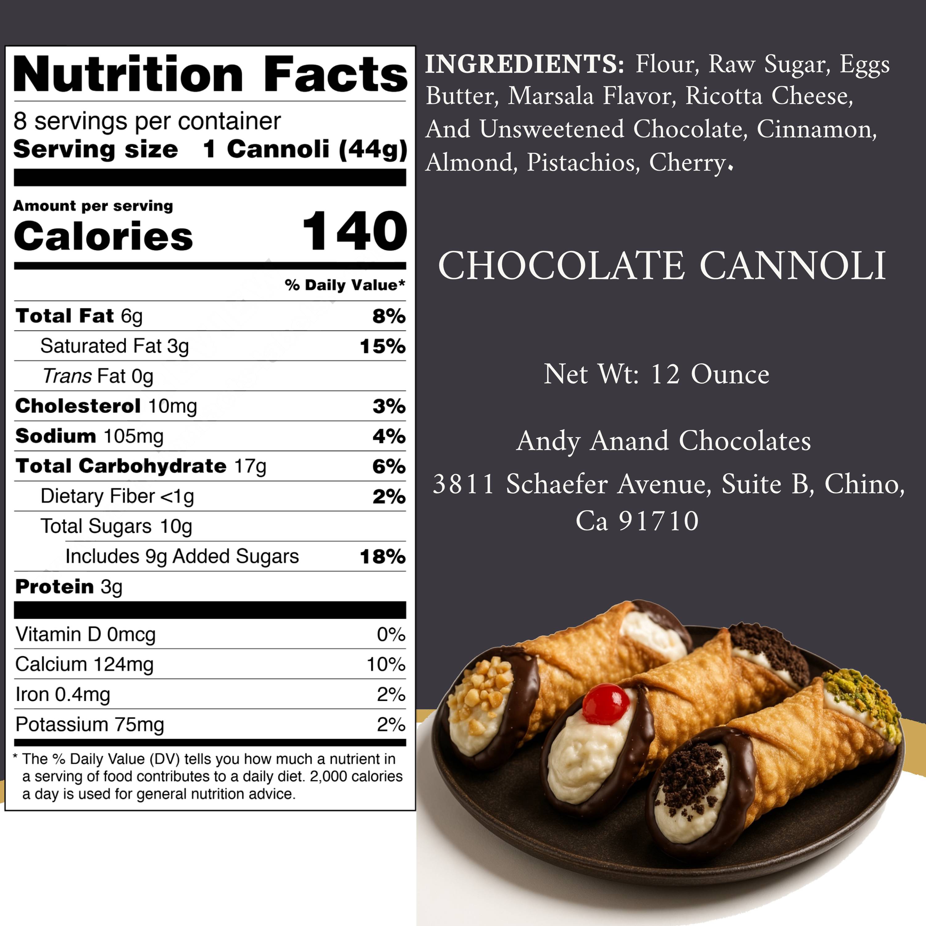 Chocolate Cannoli