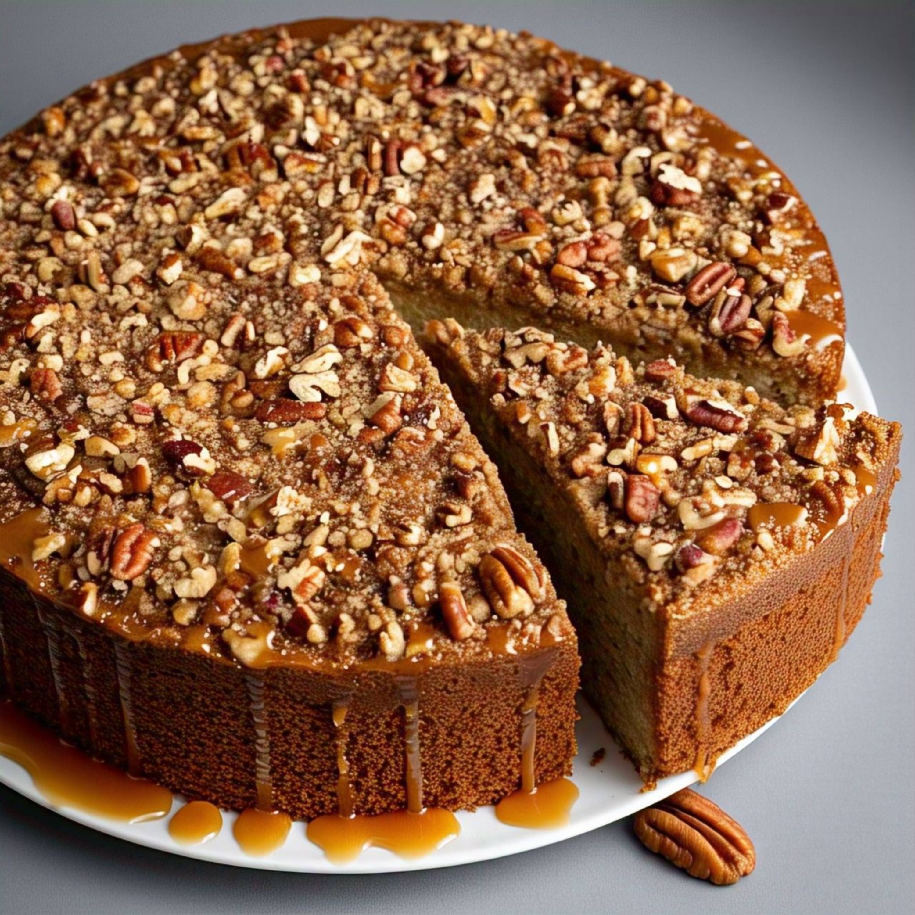 Andy Anand Chocolates Food & Beverages > Desserts & Sweets > Cakes > Sugar-Free Cakes Andy Anand Sugar-Free Pecan Cake, 9-Inch, 2 lb – Handcrafted, All-Natural, No Preservatives, Luxurious Diabetic-Friendly Birthday Gift Box Sugar-Free Pecan Cake 2 lb | Keto, Nationwide