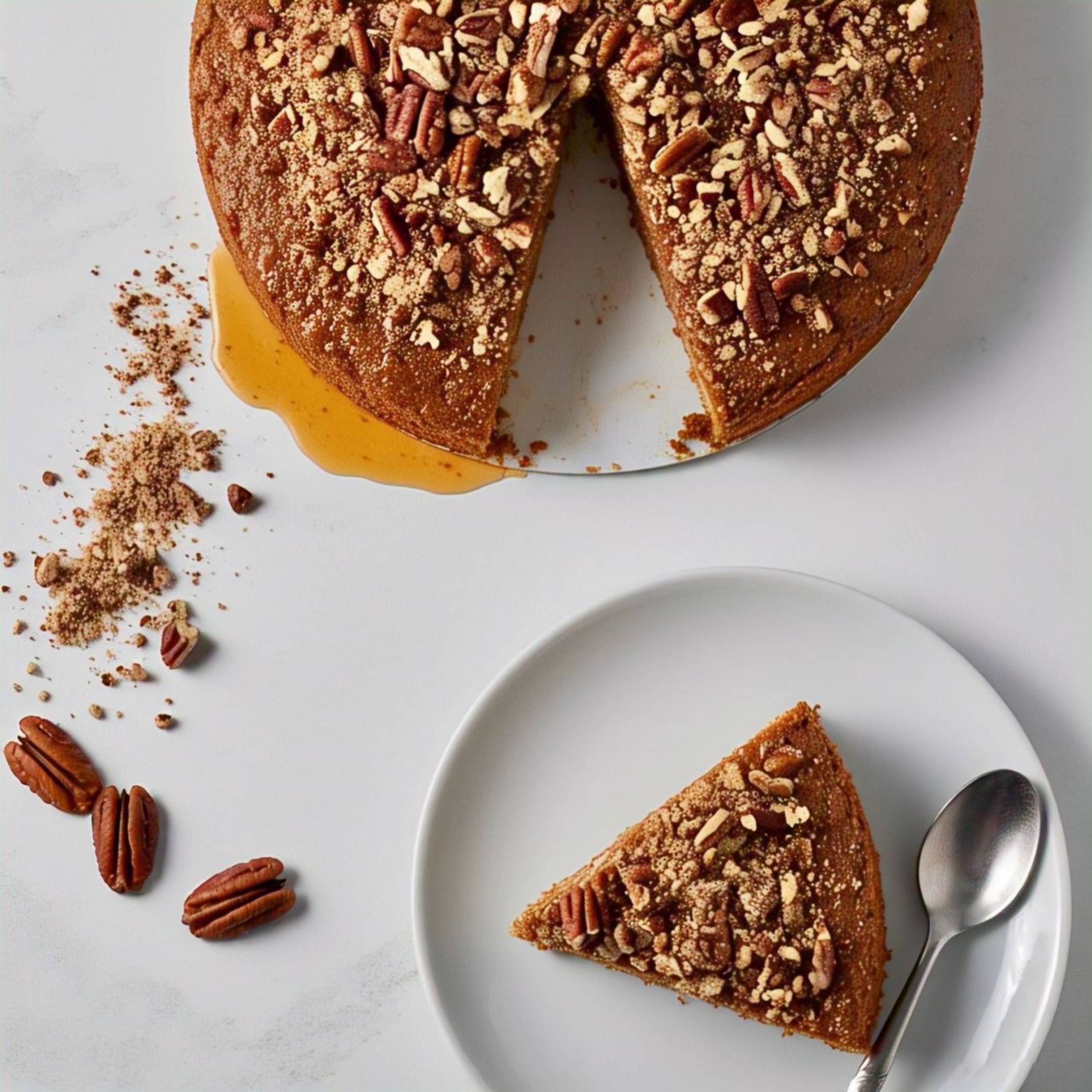 Andy Anand Chocolates Food & Beverages > Desserts & Sweets > Cakes > Sugar-Free Cakes Andy Anand Sugar-Free Pecan Cake, 9-Inch, 2 lb – Handcrafted, All-Natural, No Preservatives, Luxurious Diabetic-Friendly Birthday Gift Box Sugar-Free Pecan Cake 2 lb | Keto, Nationwide