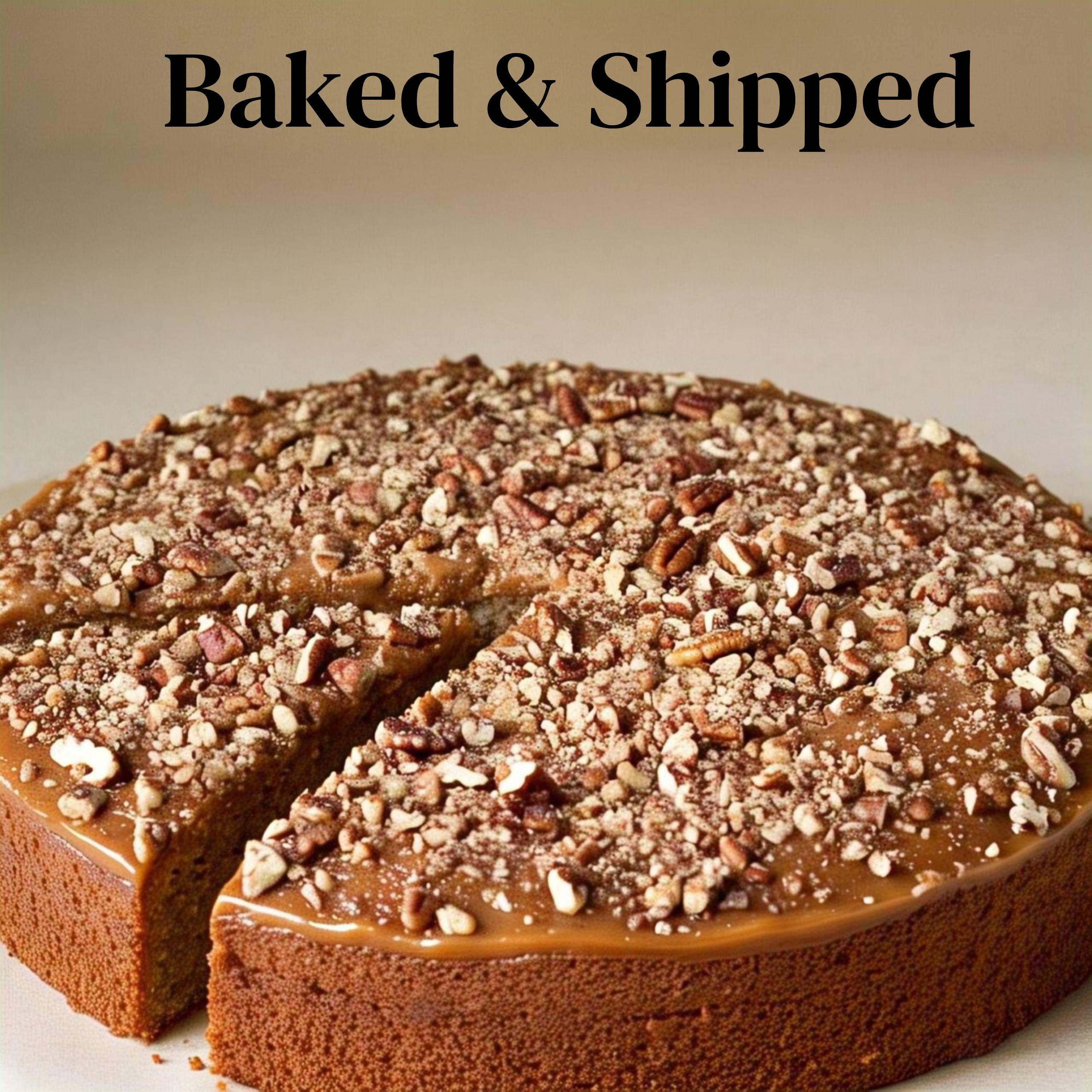Andy Anand Chocolates Food & Beverages > Desserts & Sweets > Cakes > Sugar-Free Cakes Andy Anand Sugar-Free Pecan Cake, 9-Inch, 2 lb – Handcrafted, All-Natural, No Preservatives, Luxurious Diabetic-Friendly Birthday Gift Box Sugar-Free Pecan Cake 2 lb | Keto, Nationwide