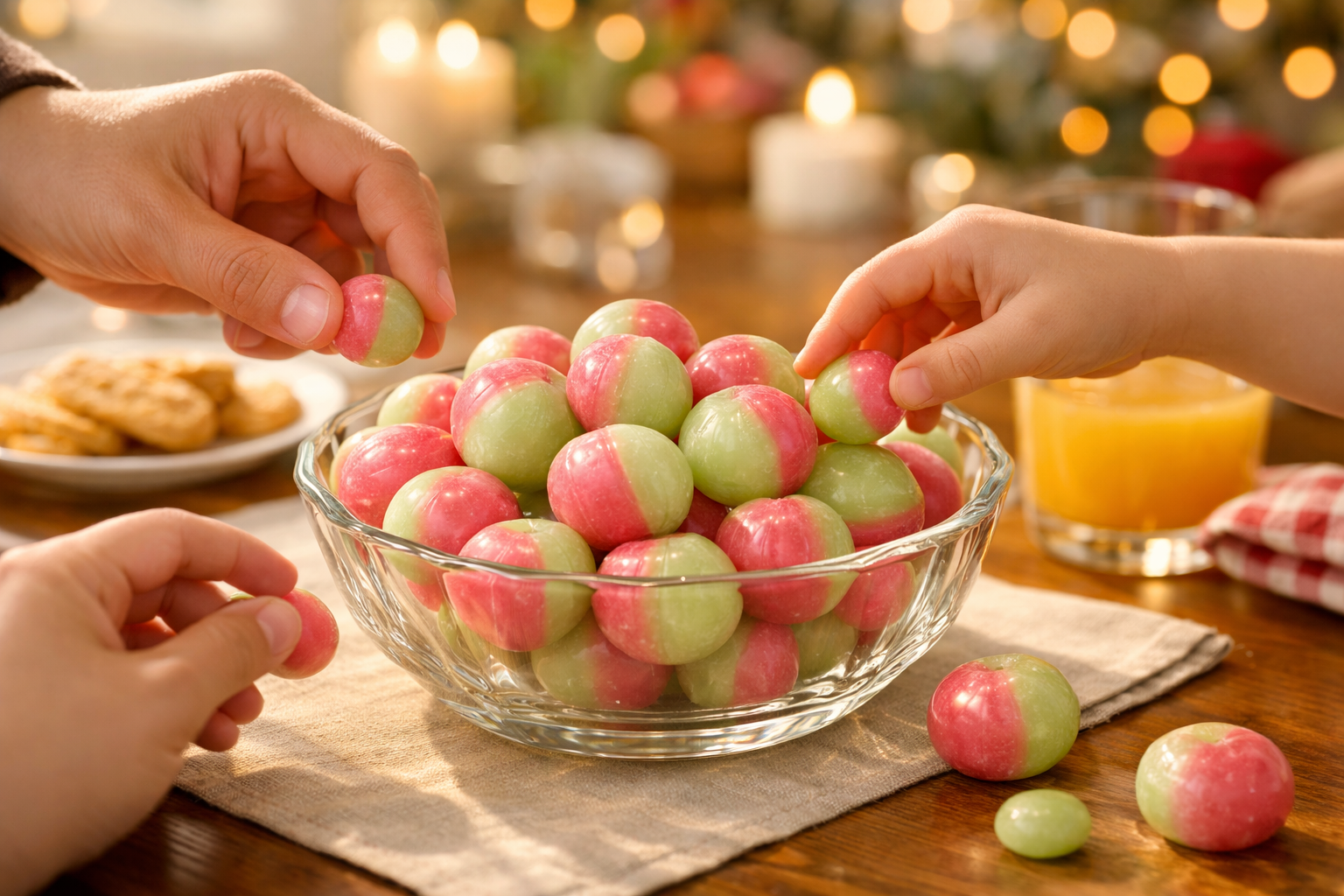 Andyanand Food & Beverages > Confectionery > Hard Candy > Sugar-Free Andy Anand Sugar-Free Rosy Apple Hard Candy, 25 pc – European Copper-Kettle Boiled, Aspartame-Free, Keto & Diabetic-Friendly Gift Box Sugar-Free Rosy Apple Hard Candy | Ships Nationwide