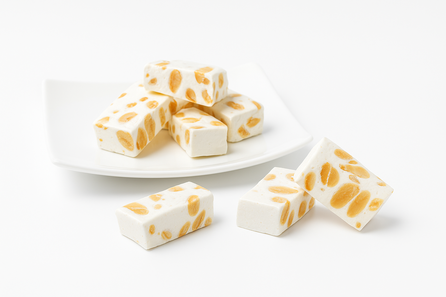 Andy Anand Sugar & Gluten Free Almond Brittle Nougat-Turron, Keto - 7 Oz Decadent Treats to Satisfy Your Cravings, A Delicious and Healthy Treat - European Nougat