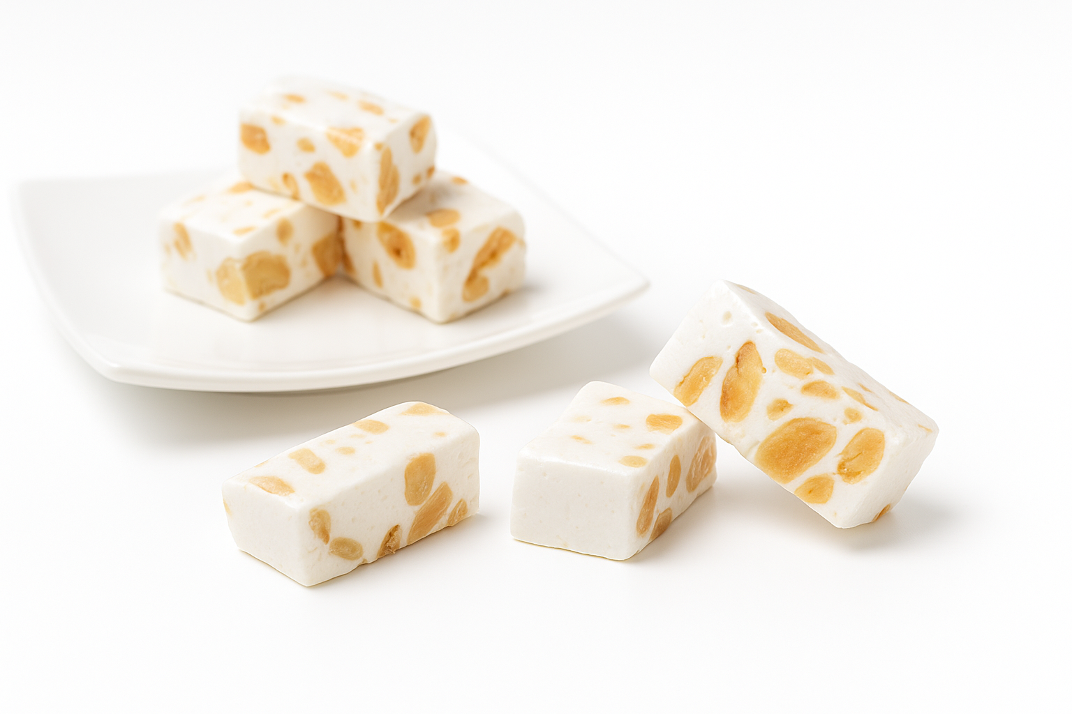 Andy Anand Sugar & Gluten Free Almond Brittle Nougat-Turron, Keto - 7 Oz Decadent Treats to Satisfy Your Cravings, A Delicious and Healthy Treat - European Nougat