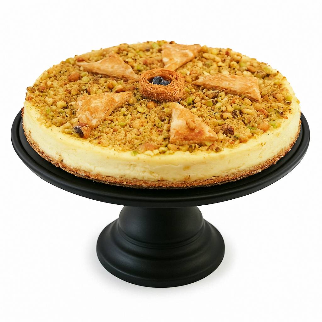 Sugar Free Baklava Cheesecake A Heavenly Fusion of Turkish Baklava & Creamy California Cheesecake (9-inch, 2.8 lbs) for only $57.84