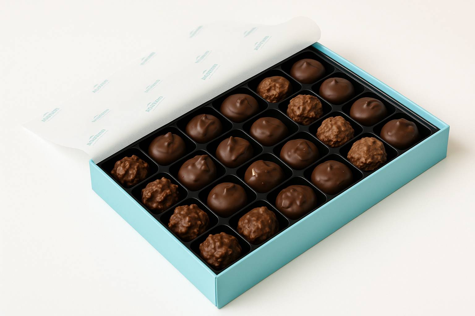 Andy Anand Sugar Free Chocolate Sampler Box of Finest Caramels, Butter Creams & Clusters 13 Oz, Assorted Chocolate Treat Them to the Best: Chocolate Gift Boxed for Friends and Family