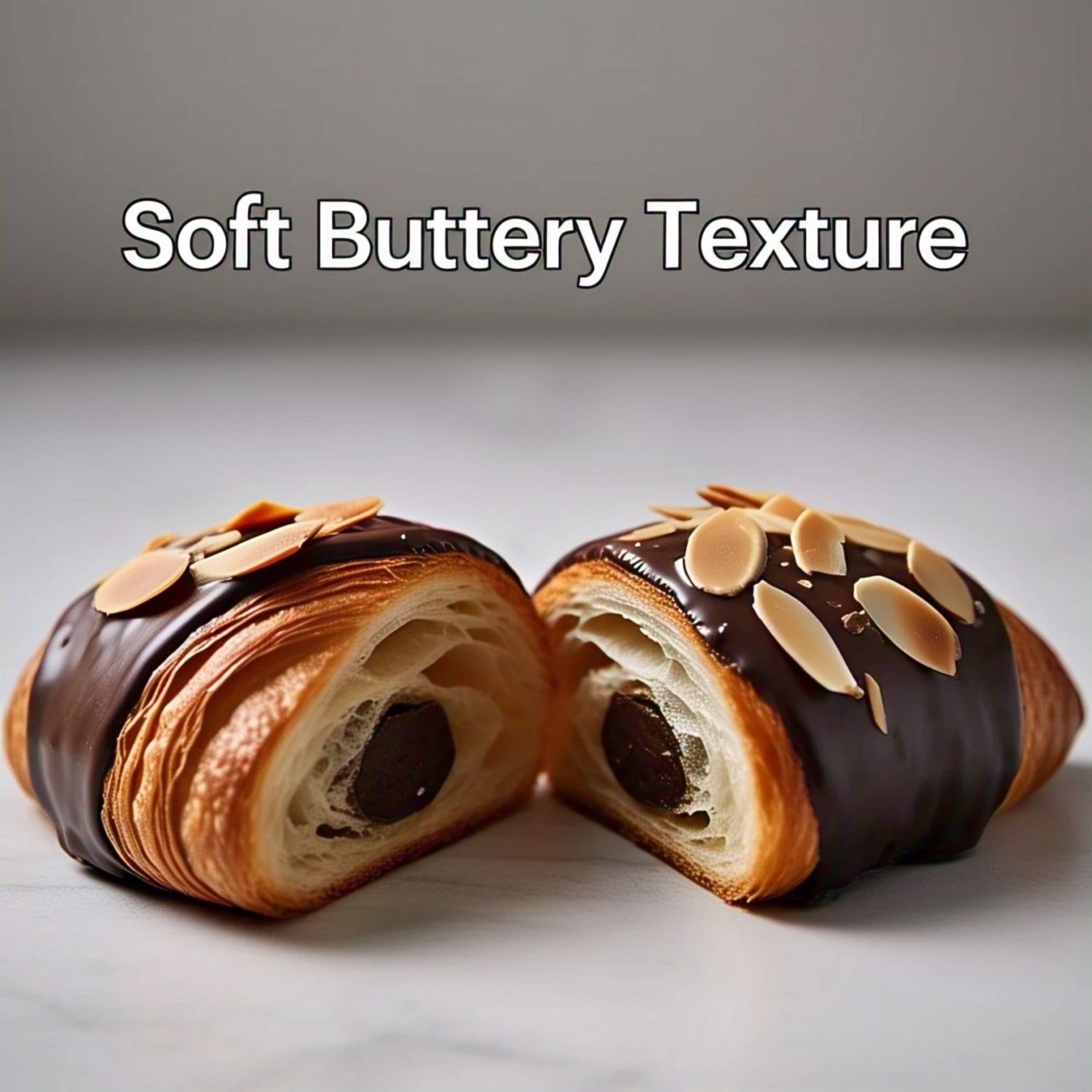 Sugar Free Dark Chocolate Almond Croissants