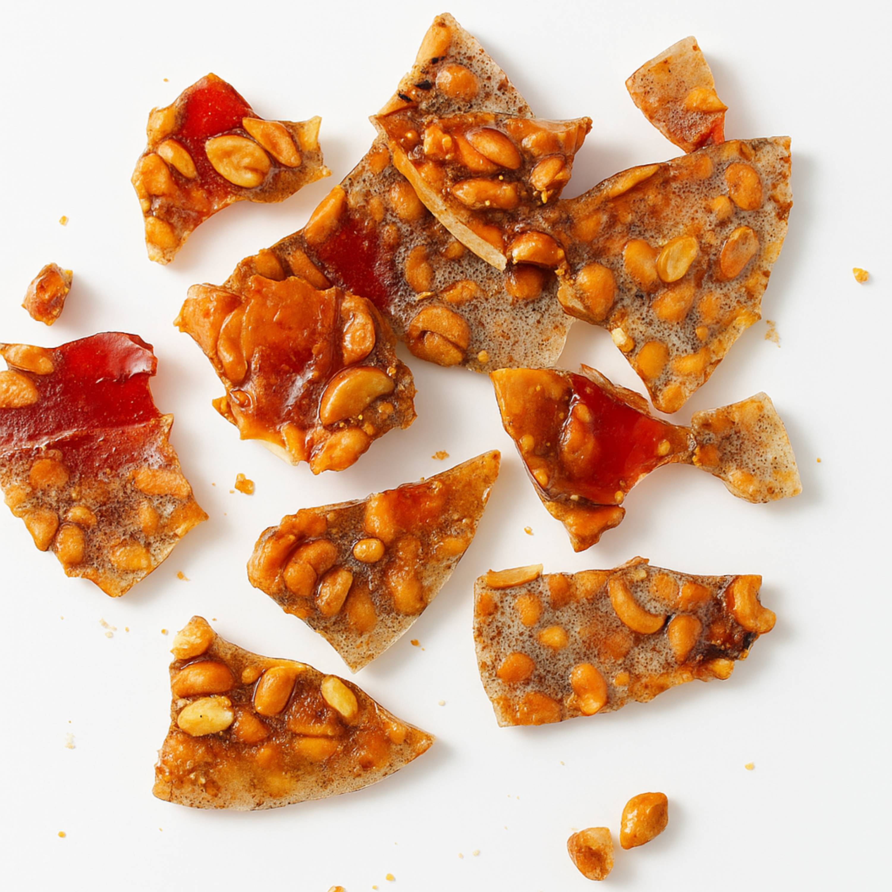 Andy Anand's Sugar Free Papaya, Mango, Pomelo Brittle-Croccante, Imported from Italy, a Crunchy Delight that Melts in Your Mouth! 1 lbs