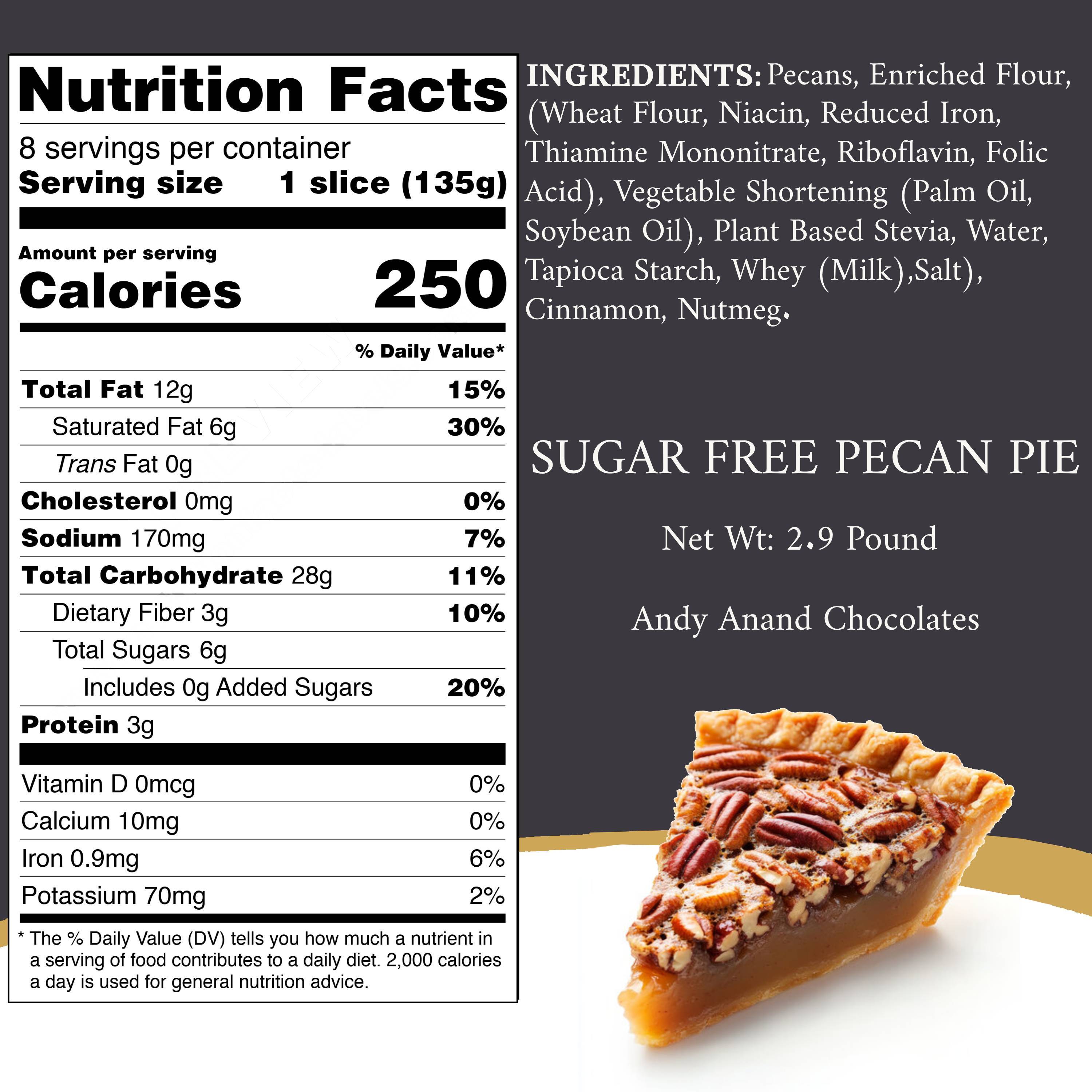 Sugar Free Pecan Pie chocolate pecan pie