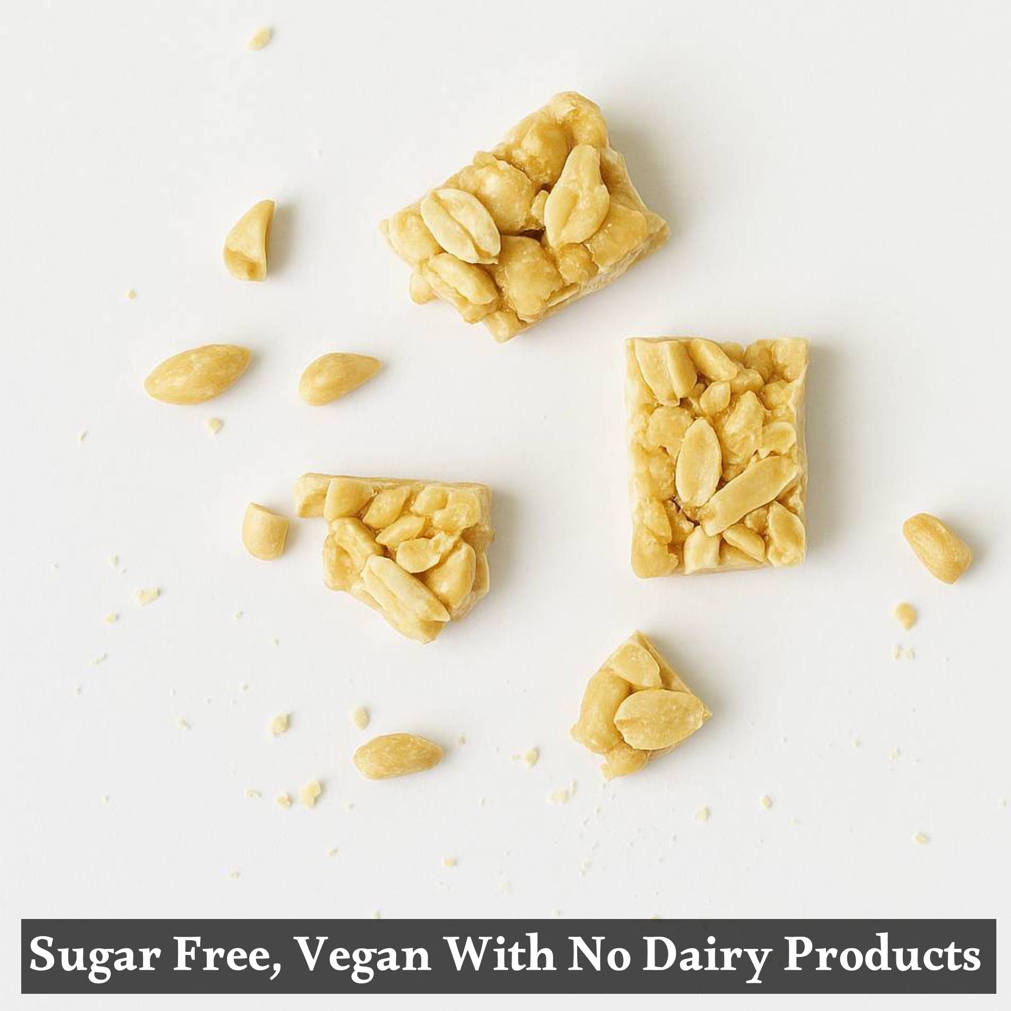 Andy Anand Chocolates Food & Beverages > Confectionery > Sugar-Free Brittle Andy Anand Sugar-Free Peanut Brittle, 7 oz – No Added Sugar, Keto-Friendly, Gluten-Free Handmade Snack, Diabetic-Friendly Birthday Gift Box Sugar-Free Peanut Brittle 7 oz | Nationwide