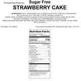 Andy Anand Deliciously Indulgent Sugar Free Strawberry Cake 9" - Creamy Blissful Cake (2 lbs)