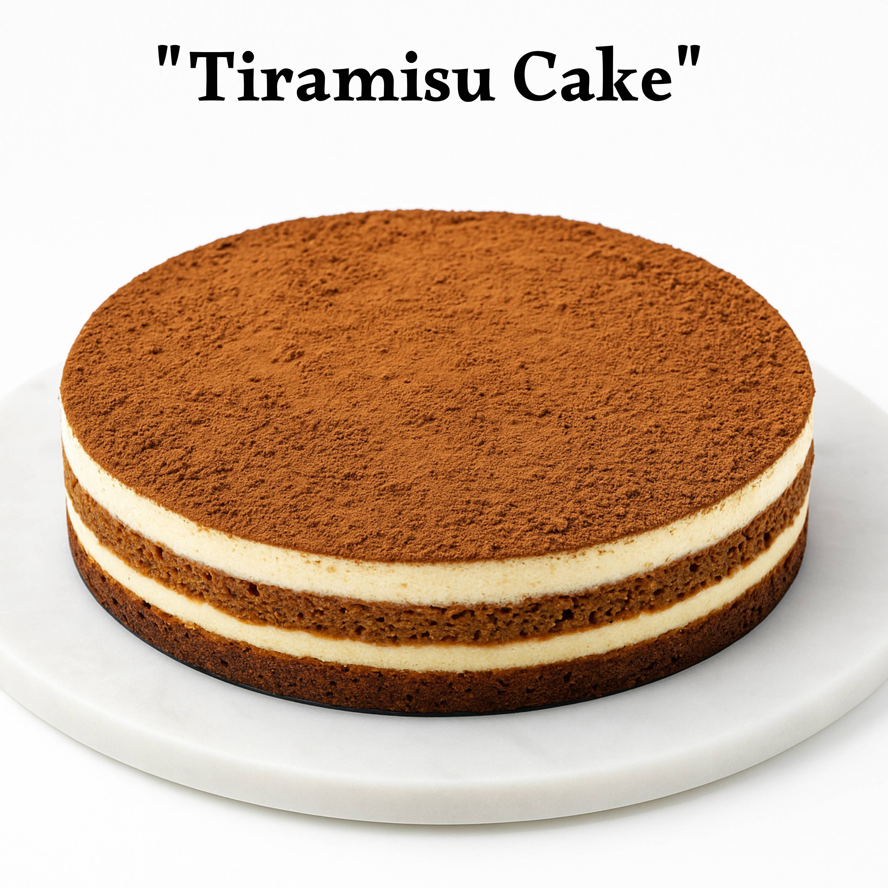Andy Anand Sugar Free Tiramisu Mousse Cake, 2.2 lbs, velvety chiffon, fresh and natural ingredients.