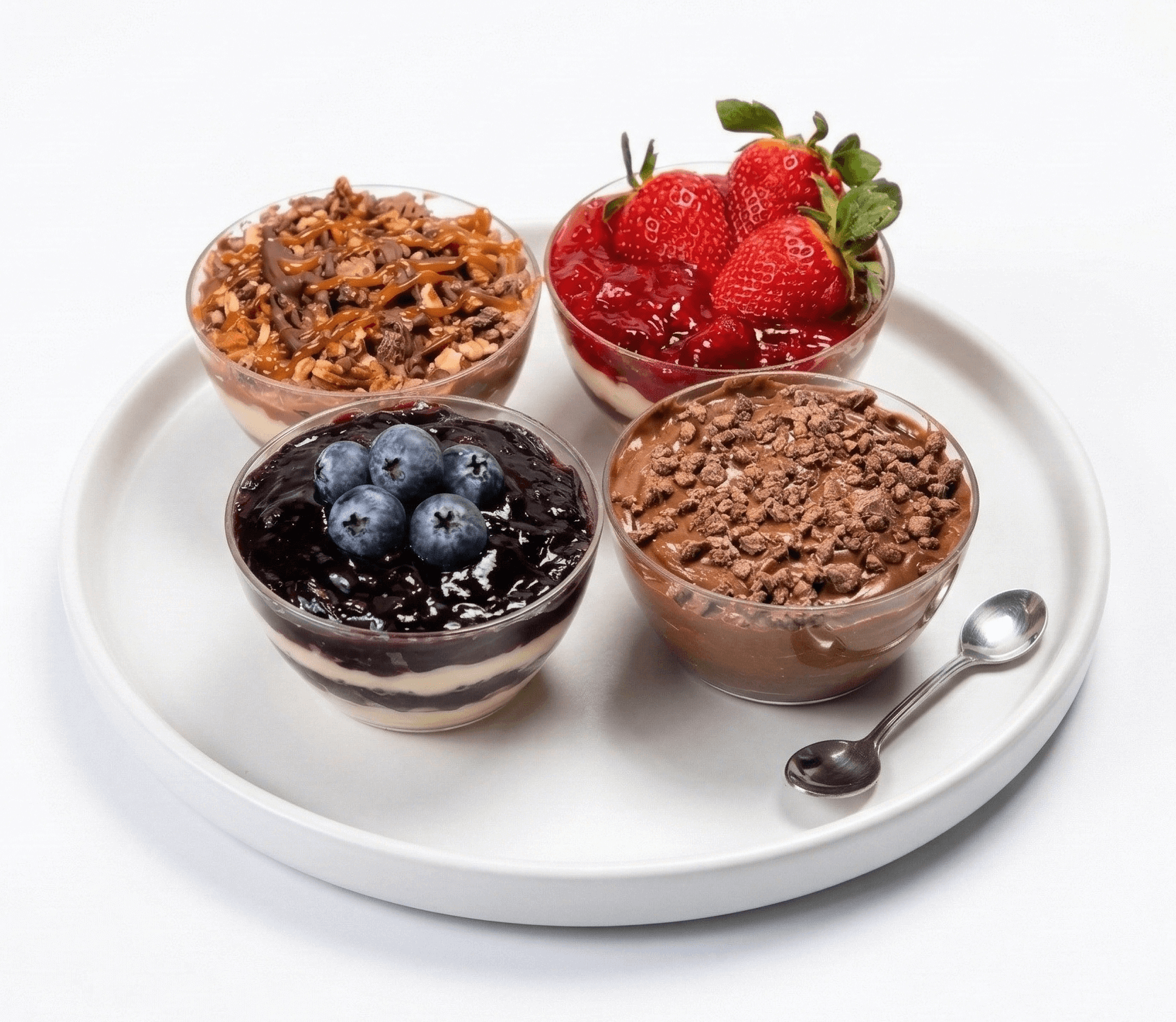 Andyanand Food & Beverages > Desserts & Sweets > Cakes > Sugar-Free Cheesecakes Andy Anand Sugar-Free Cheesecake Sampler, 4 Flavors, 3.7 lb – Keto & Diabetic-Friendly, Strawberry, Blueberry, Triple Chocolate & Turtle Sugar-Free Cheesecake Sampler (4 flavors) | Ships Nationwide