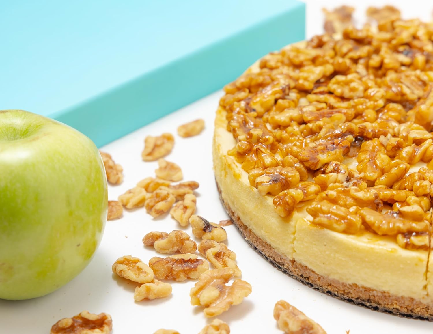 Andyanand Food & Beverages > Desserts & Sweets > Cakes > Sugar-Free Cheesecakes Andy Anand Sugar-Free Caramel Apple Cheesecake, 9-Inch, 2.8 lb – Cinnamon Apple, Keto & Diabetic-Friendly, California Cream Cheese Gift Sugar-Free Caramel Apple Cheesecake | Ships Nationwide